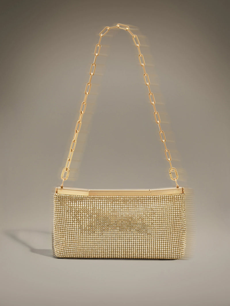 Felice Clutch in Sand Dollar