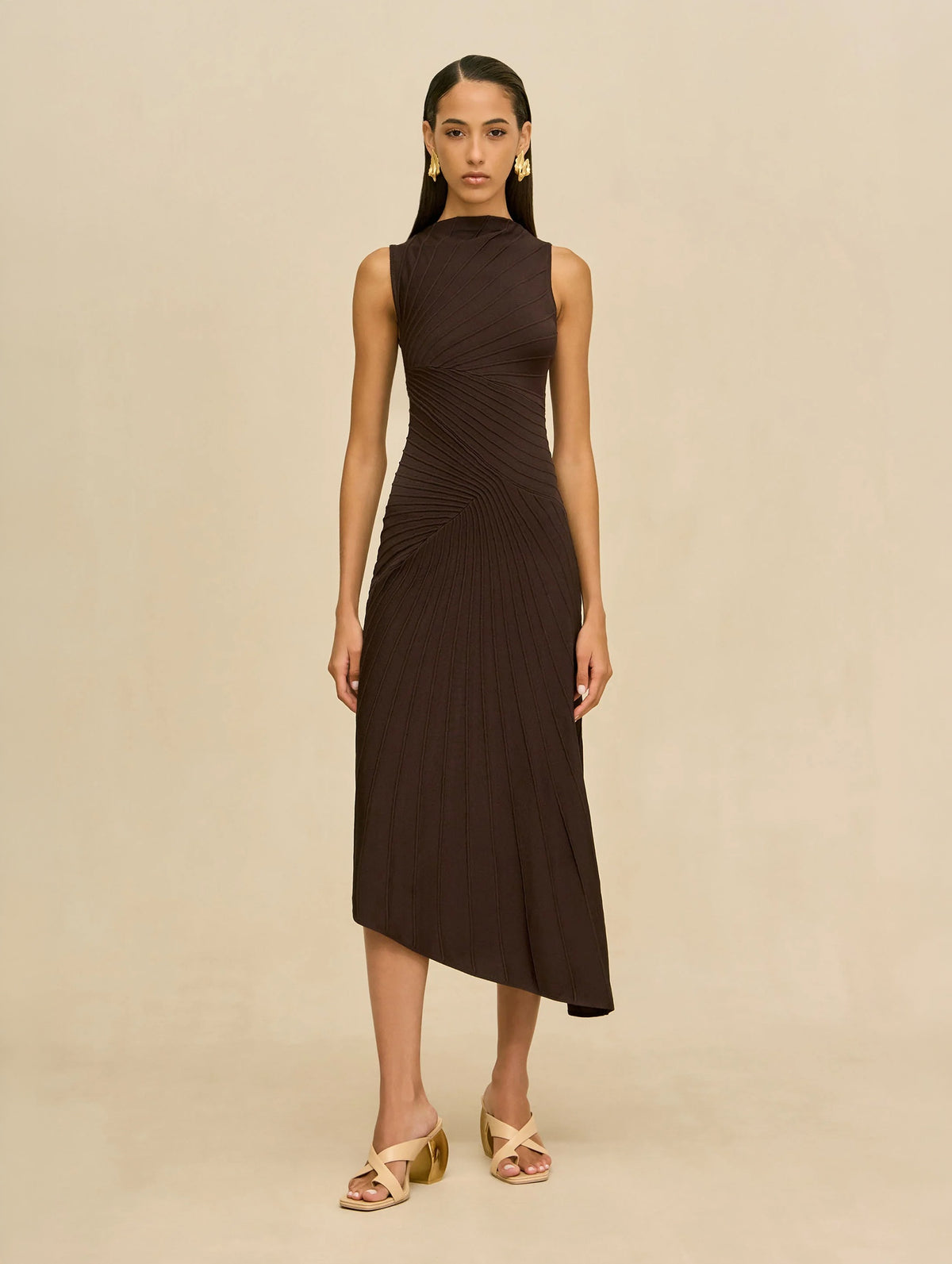 Fen Knit Dress in Luwak