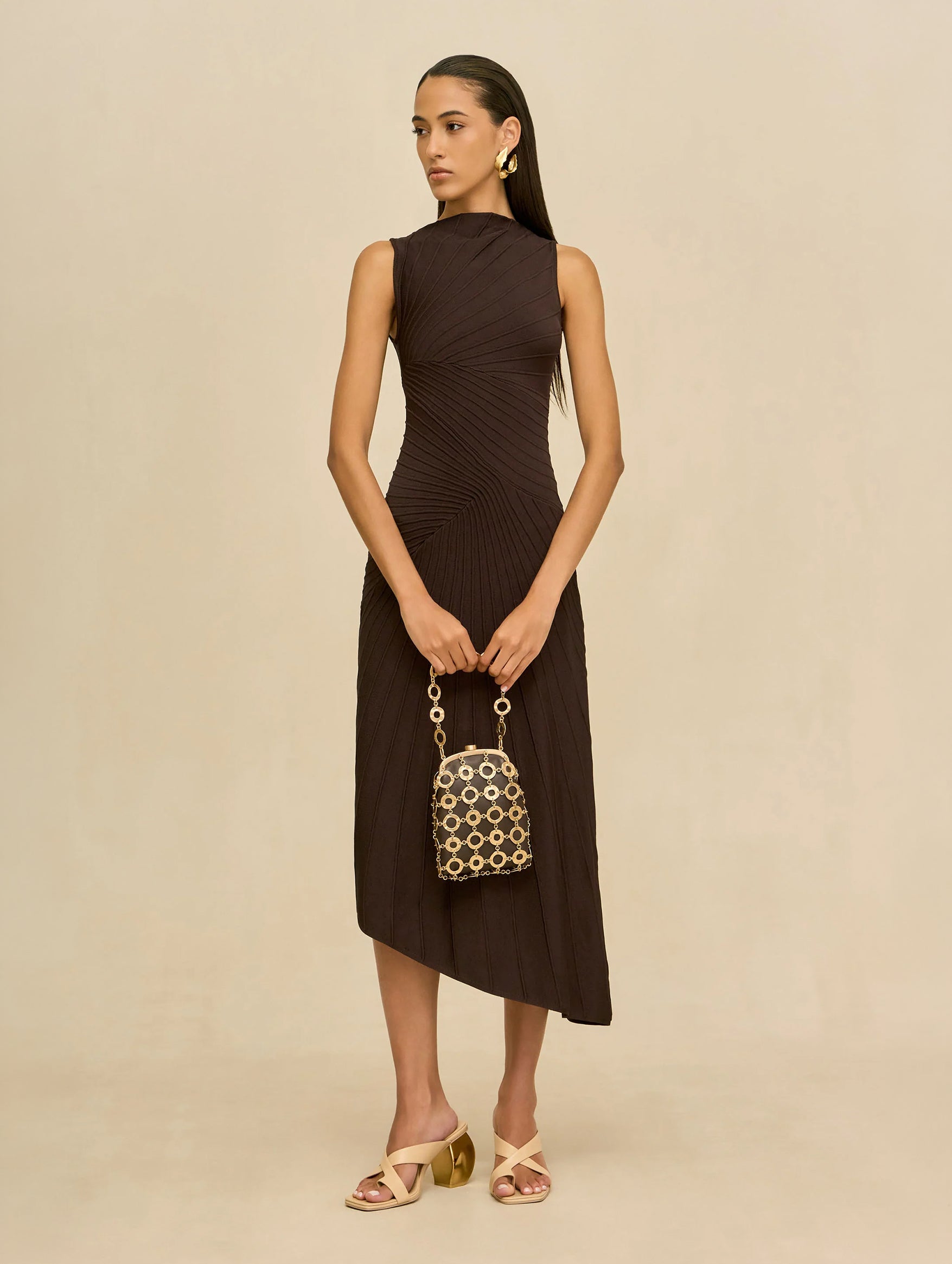 Fen Knit Dress in Luwak