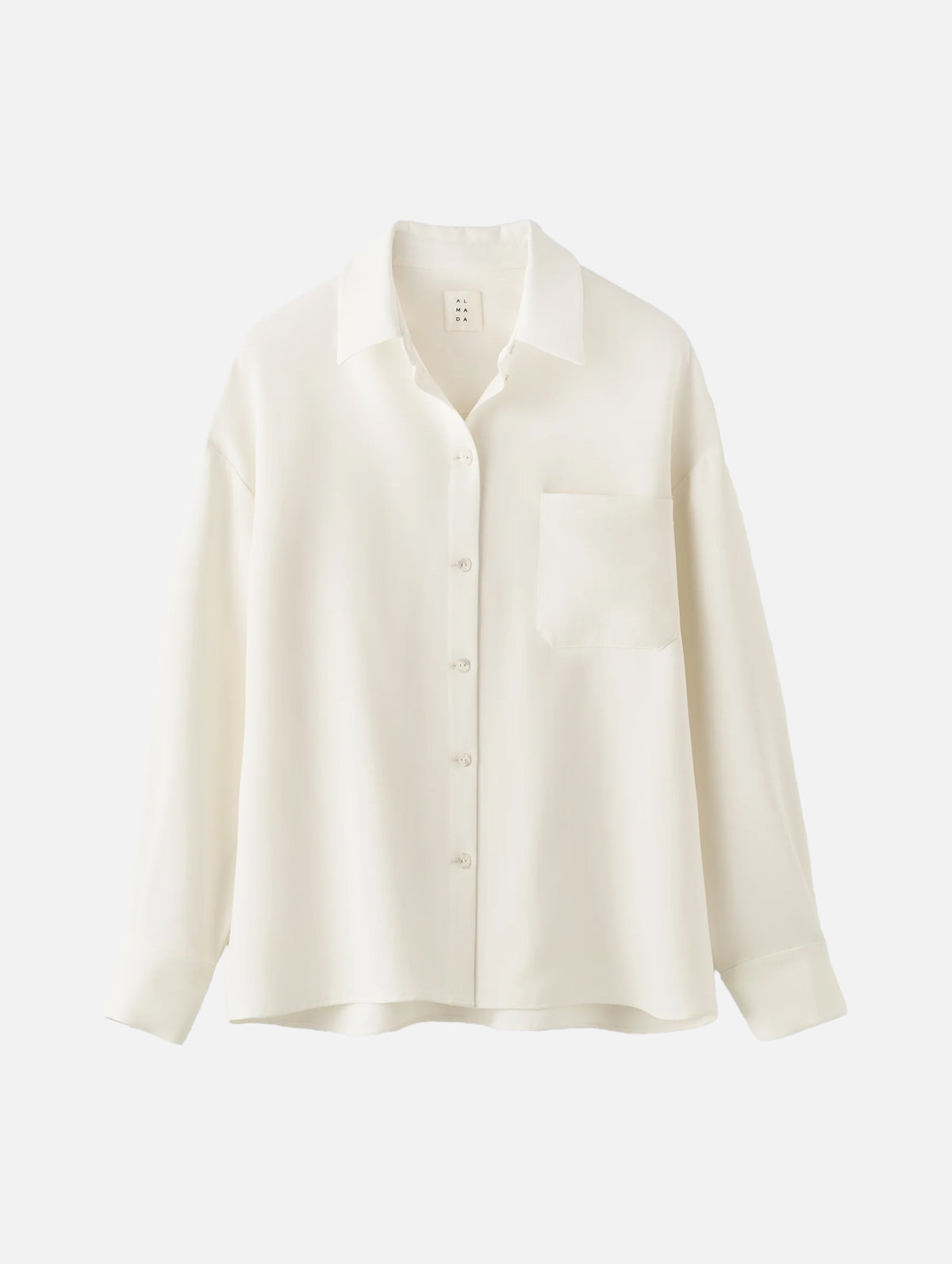 Finn Crepe Shirt in Cream