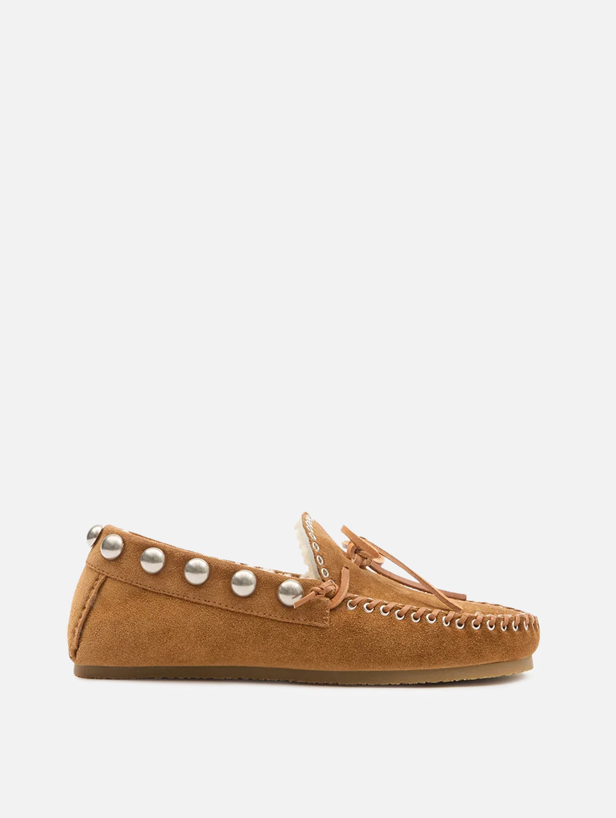 Fitza Shearling Loafer in Cognac