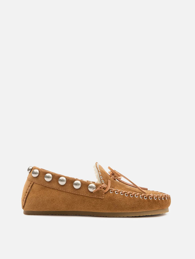 Fitza Shearling Loafer in Cognac