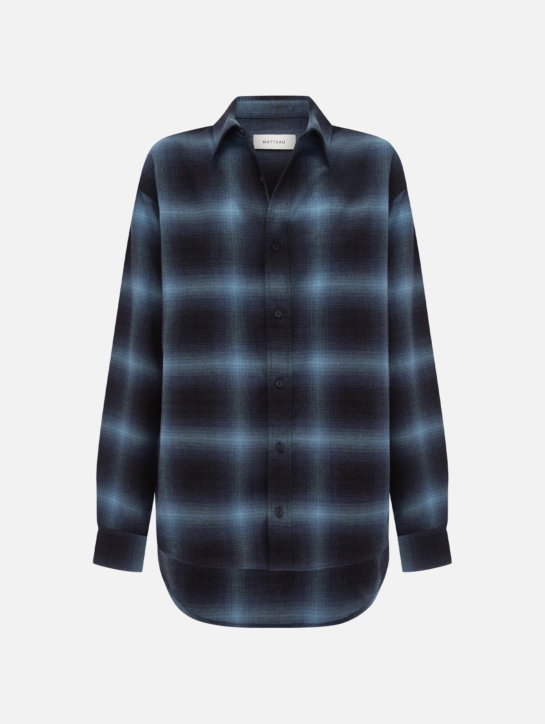 Flannel Shirt in Midnight Check
