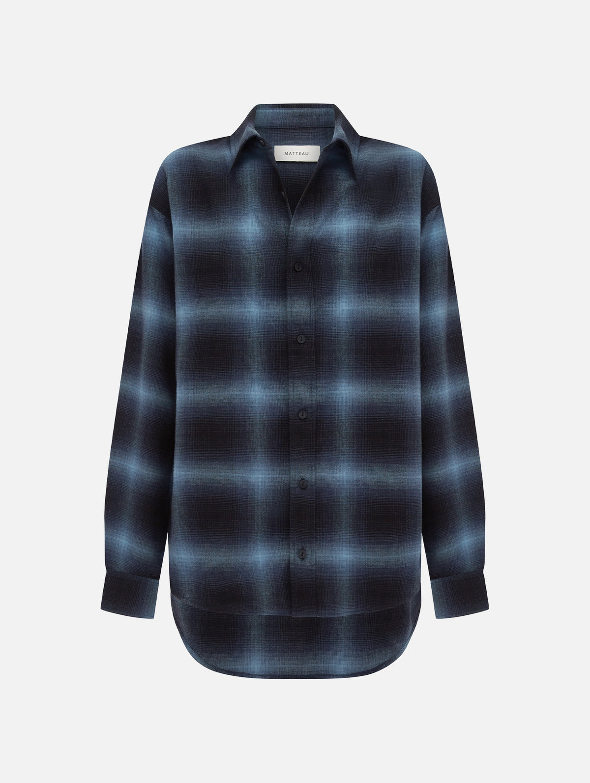 Flannel Shirt in Midnight Check