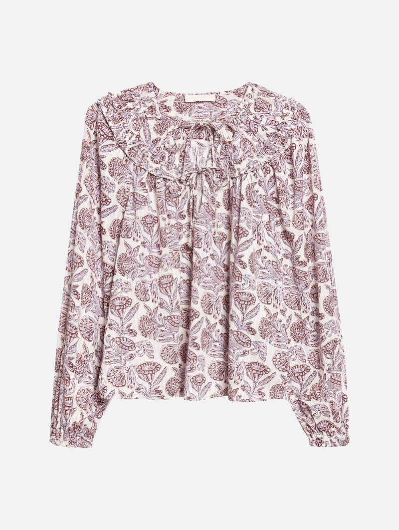 Florelle Cotton Blouse in Meadow