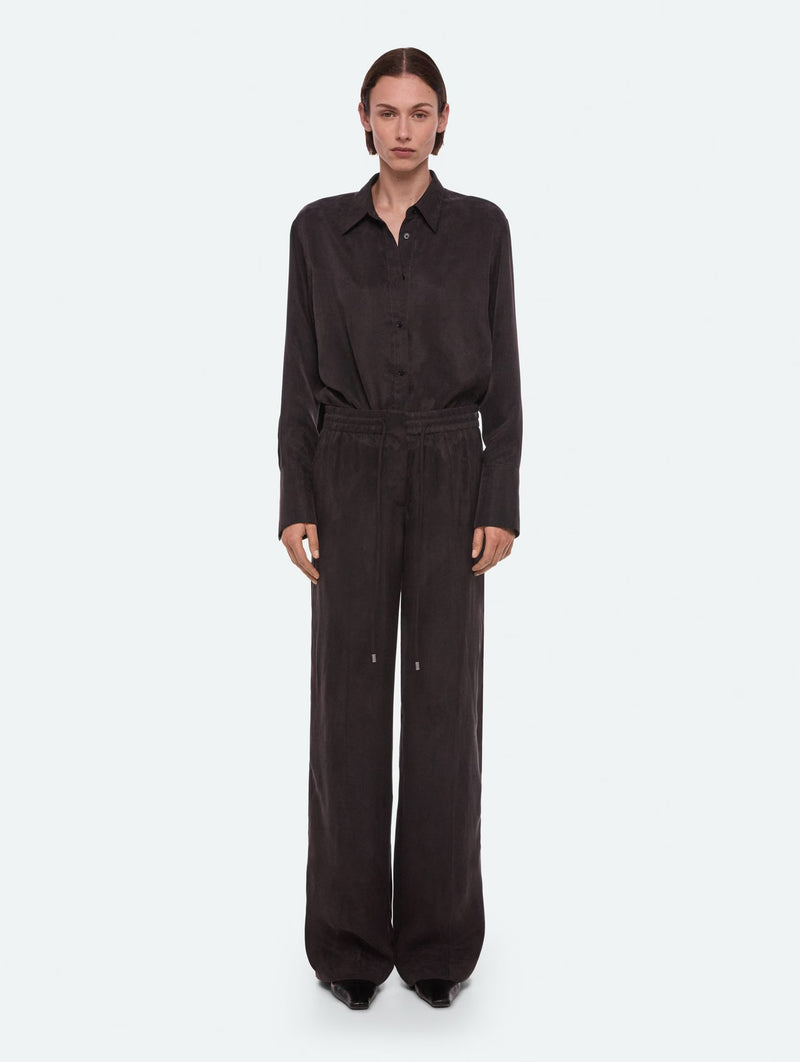 Fluid Pullon Pant in Truffle