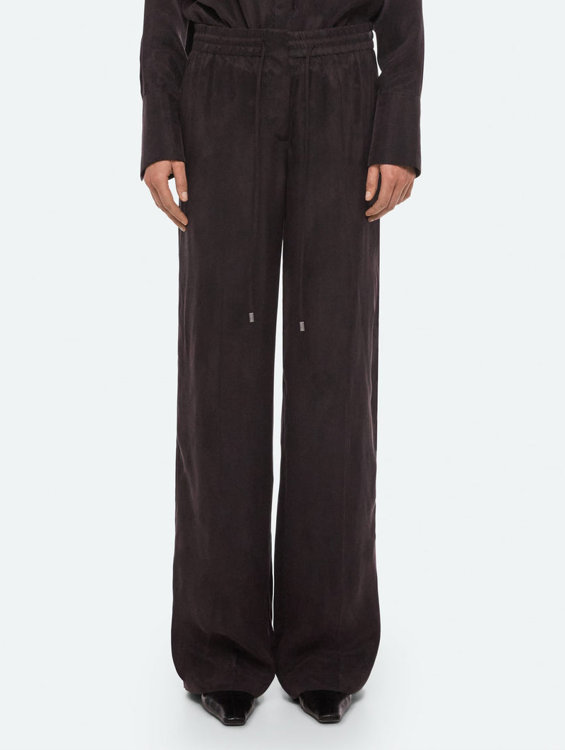 Fluid Pullon Pant in Truffle