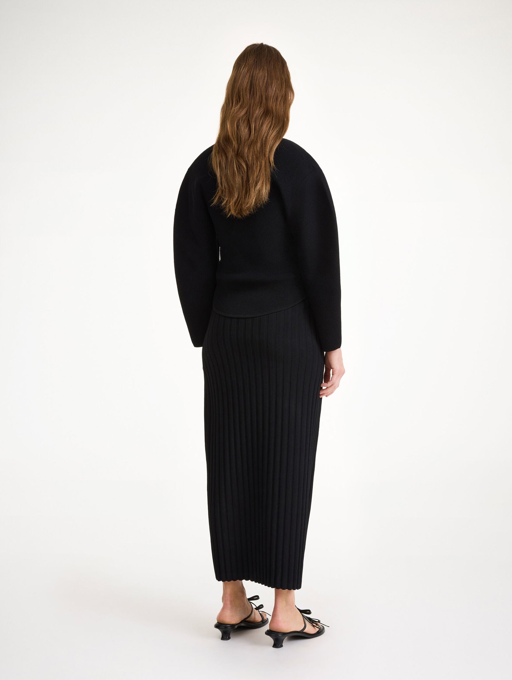 Francinas Ribbed Sweater in Black