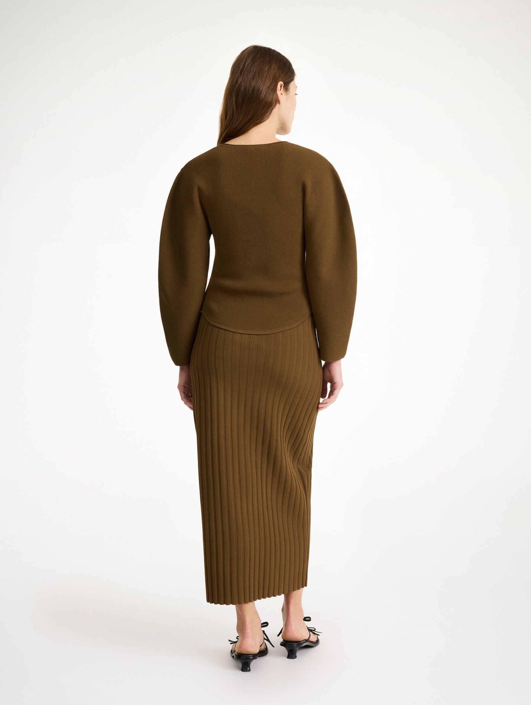 Francinas Ribbed Sweater in Shitake