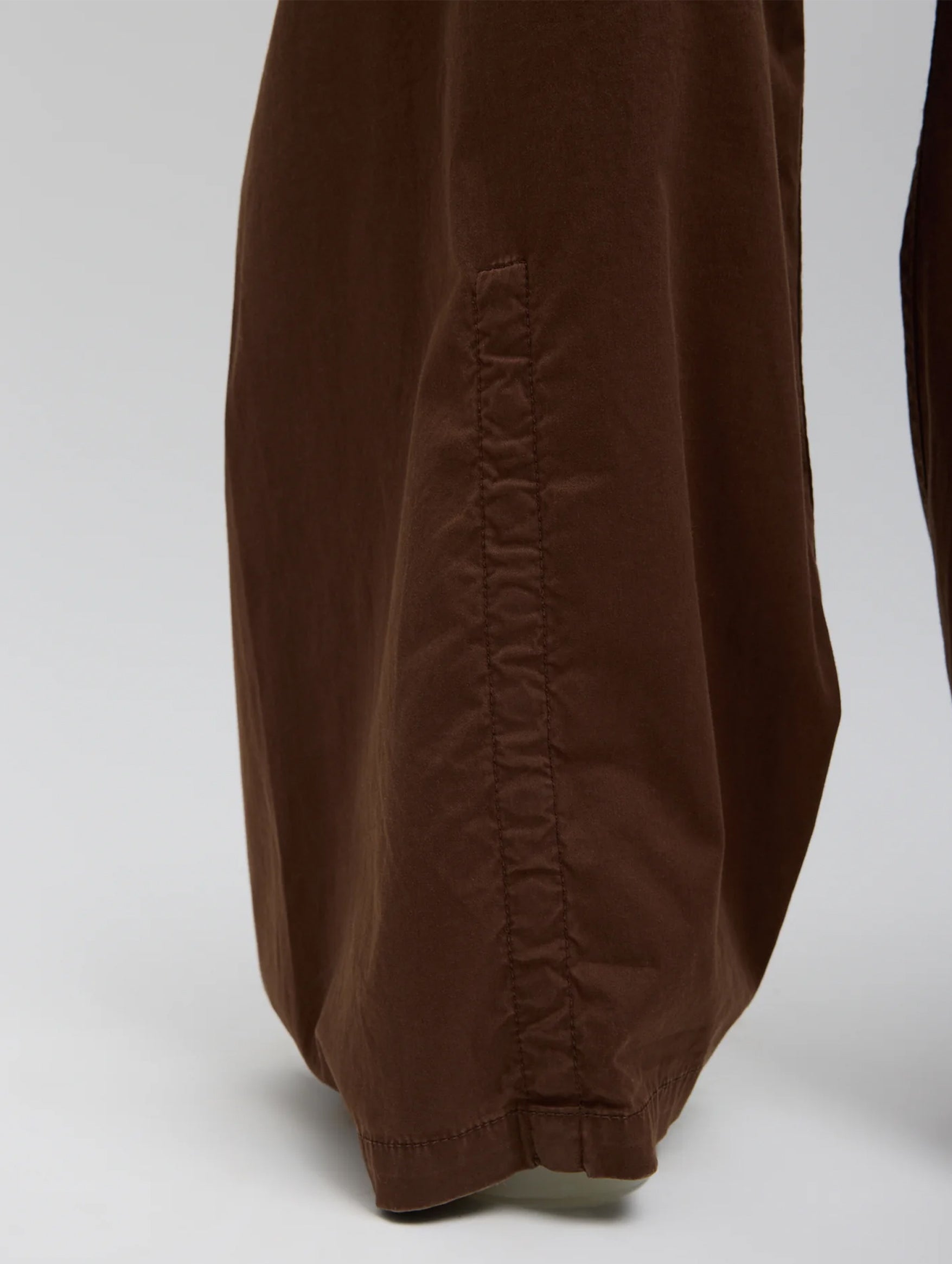 Garment Dyed Silky Cotton Winslow Pull On Pant in Brown (Regular)