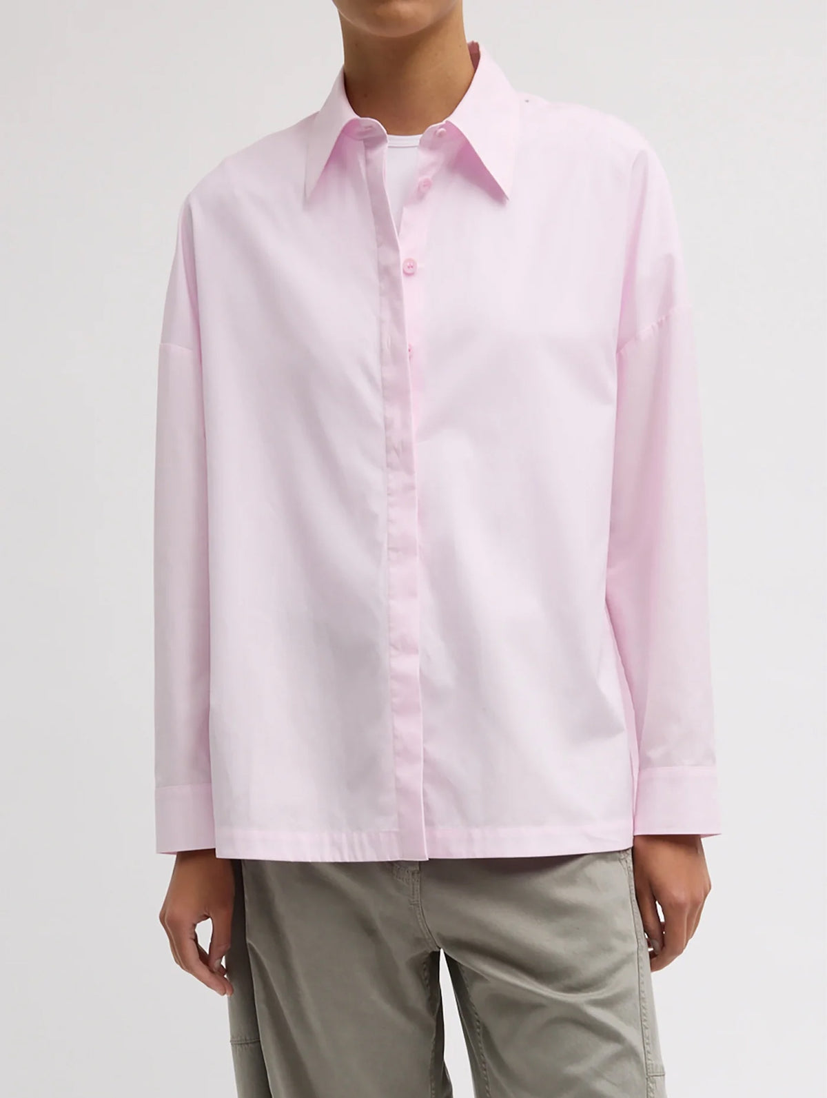 Gabe Oversized Shirt in Pink