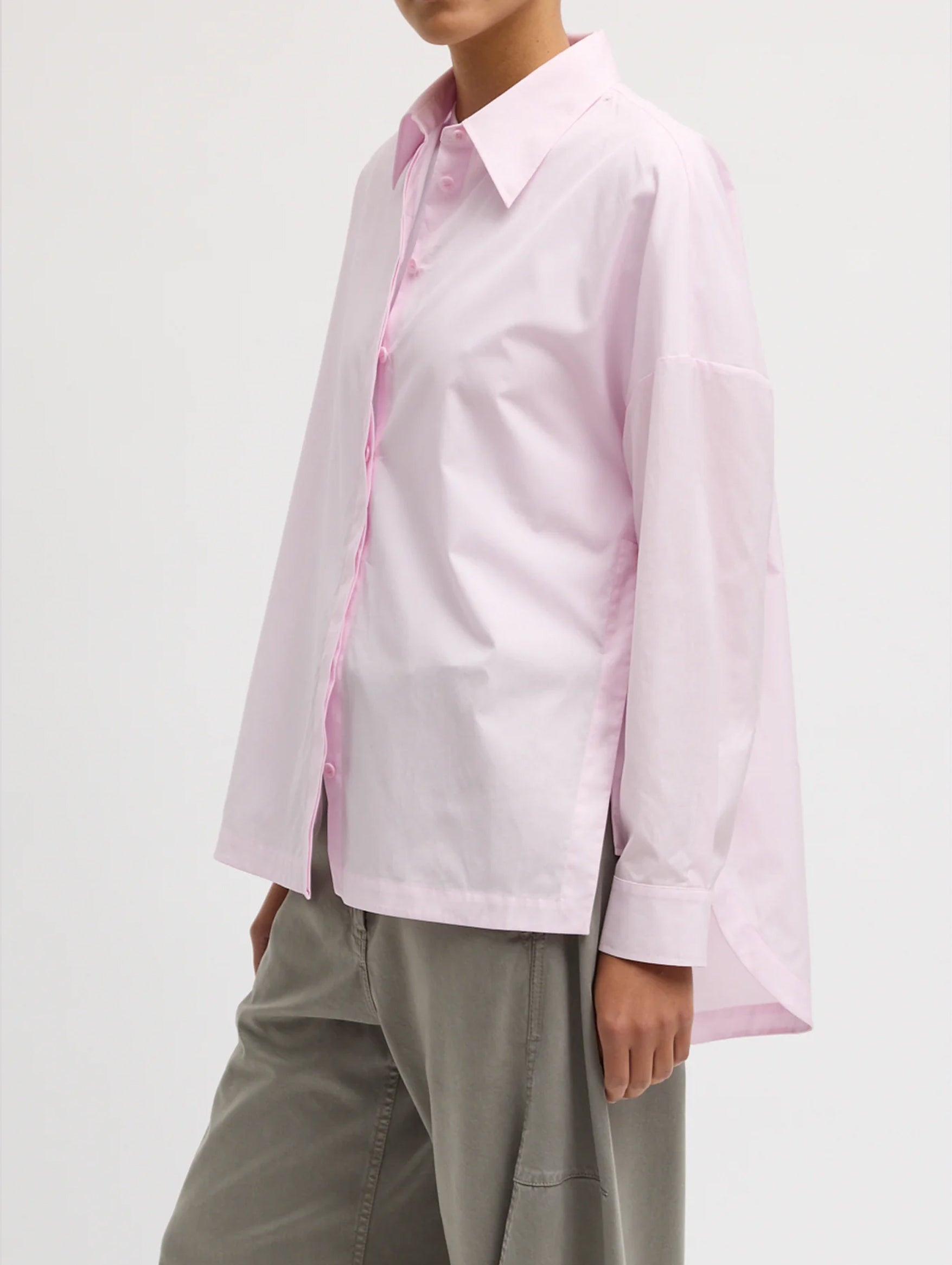 Gabe Oversized Shirt in Pink