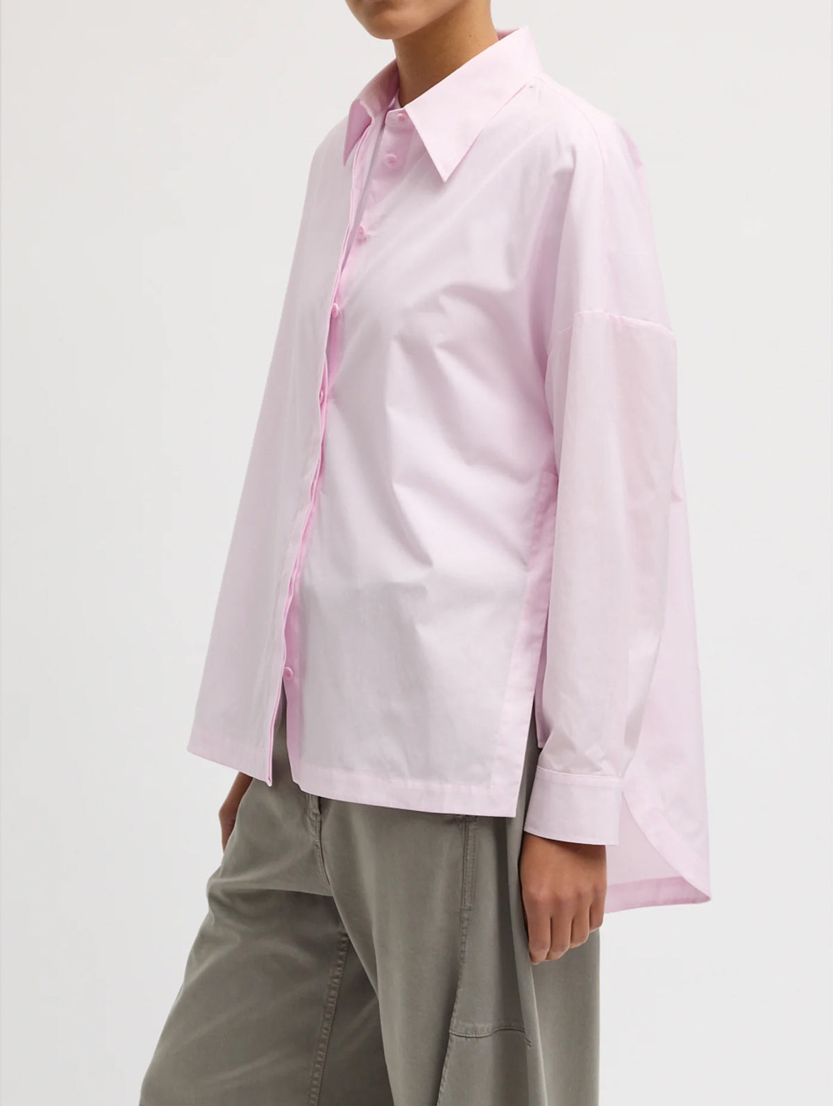 Gabe Oversized Shirt in Pink
