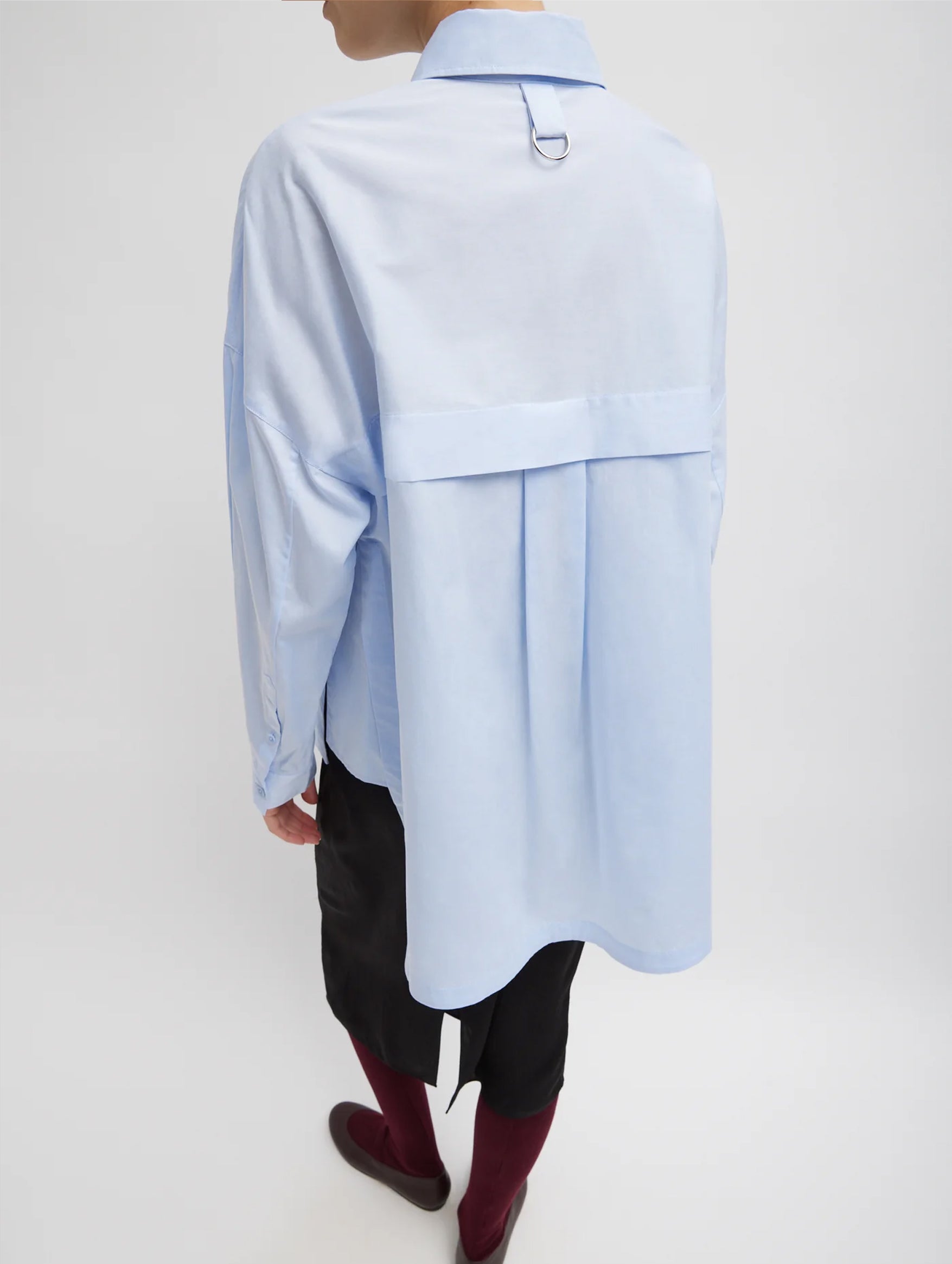 Gabe Oversized Shirt in Blue