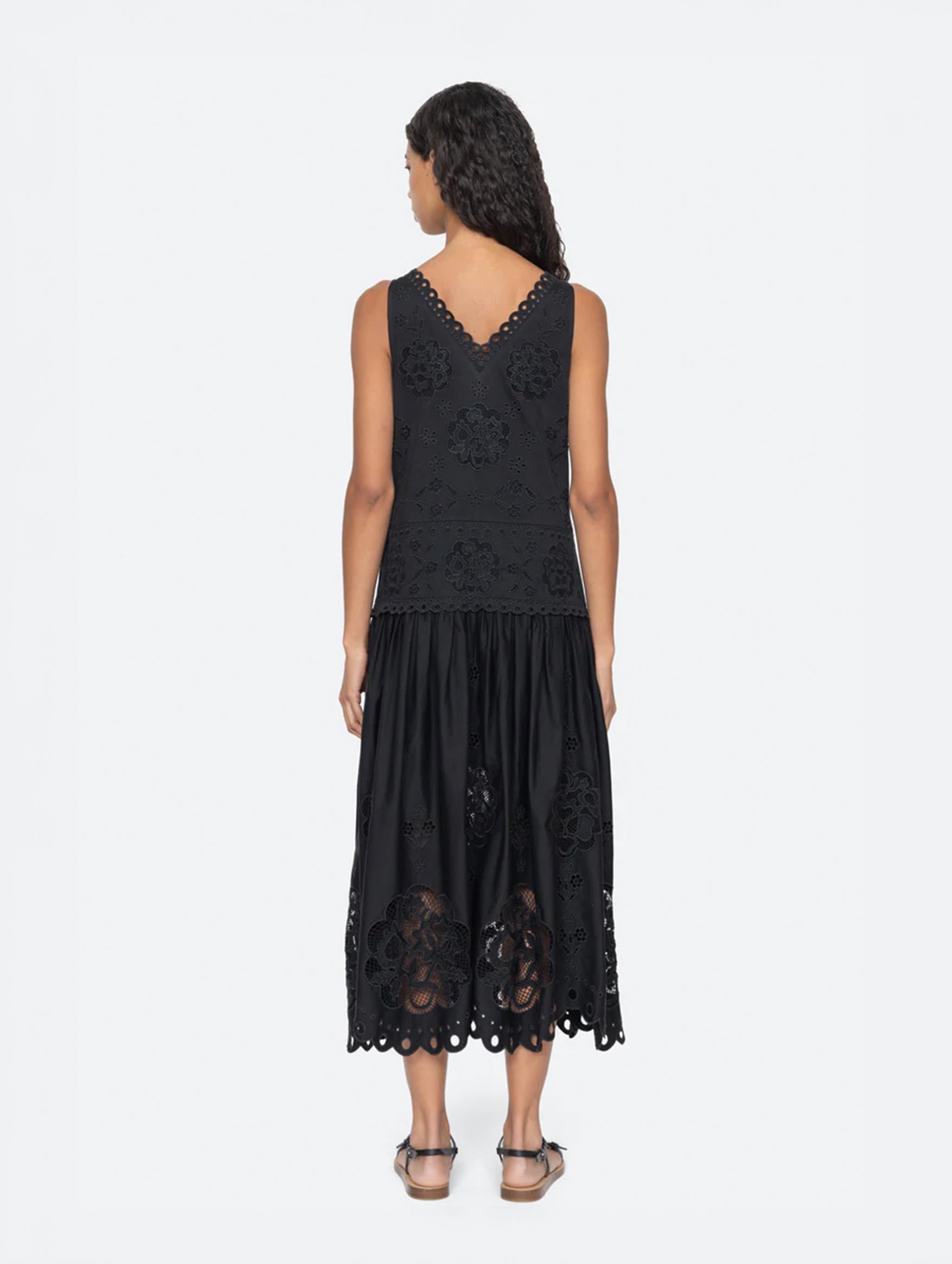 Gardener Maxi Dress in Black