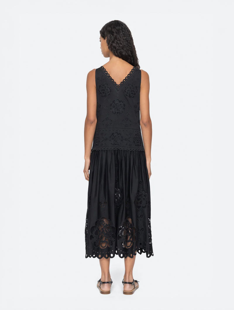 Gardener Maxi Dress in Black