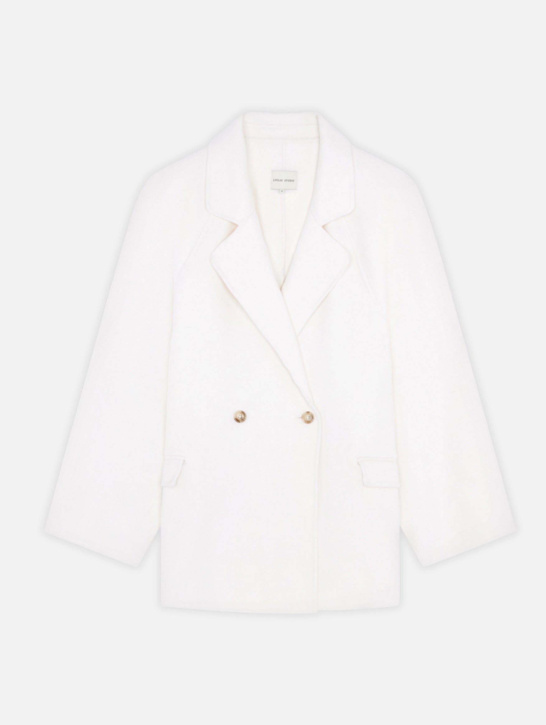 Gary Short Coat in Ivory