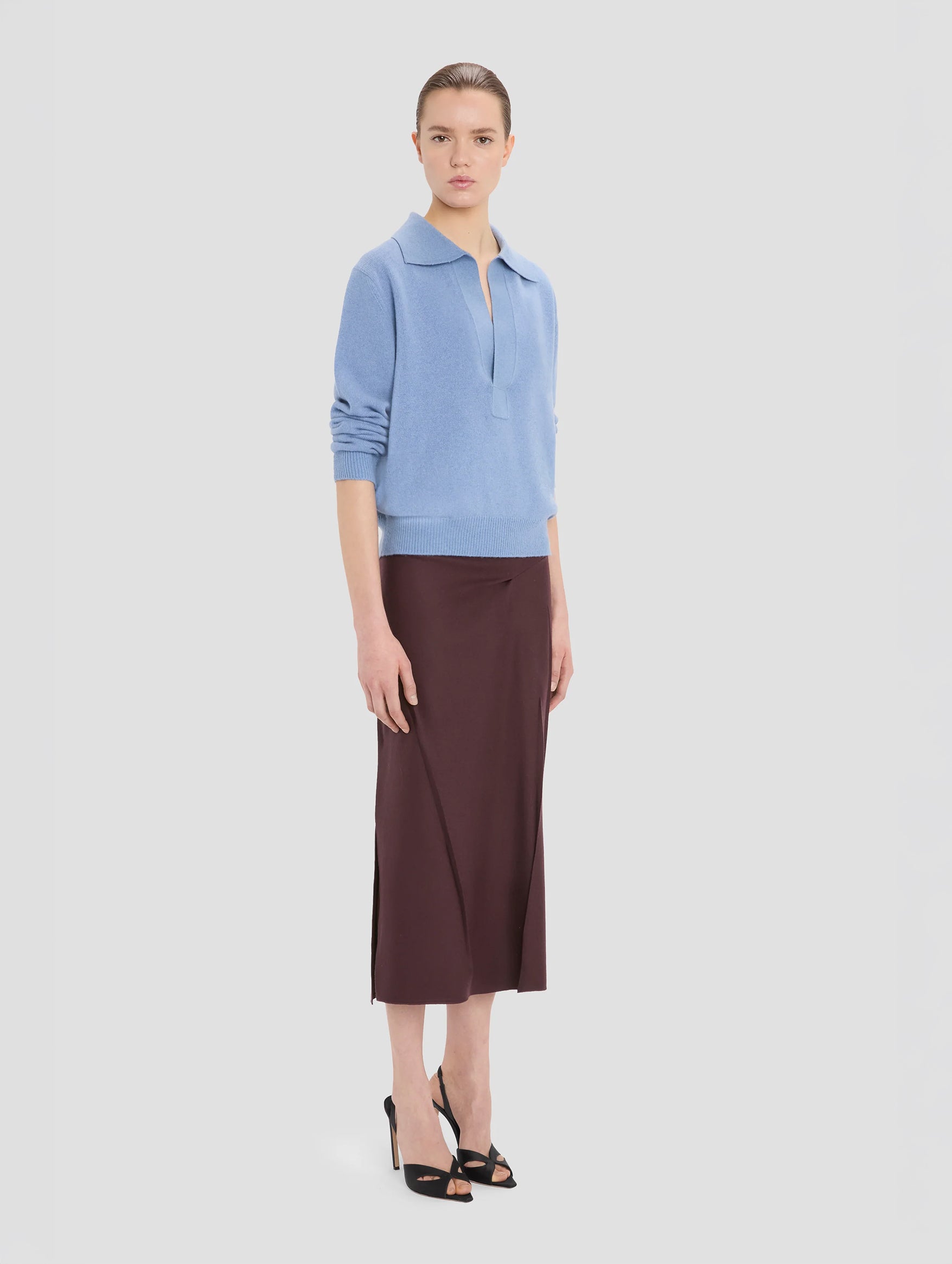 Genevieve Jumper in Ocean Mist Melange