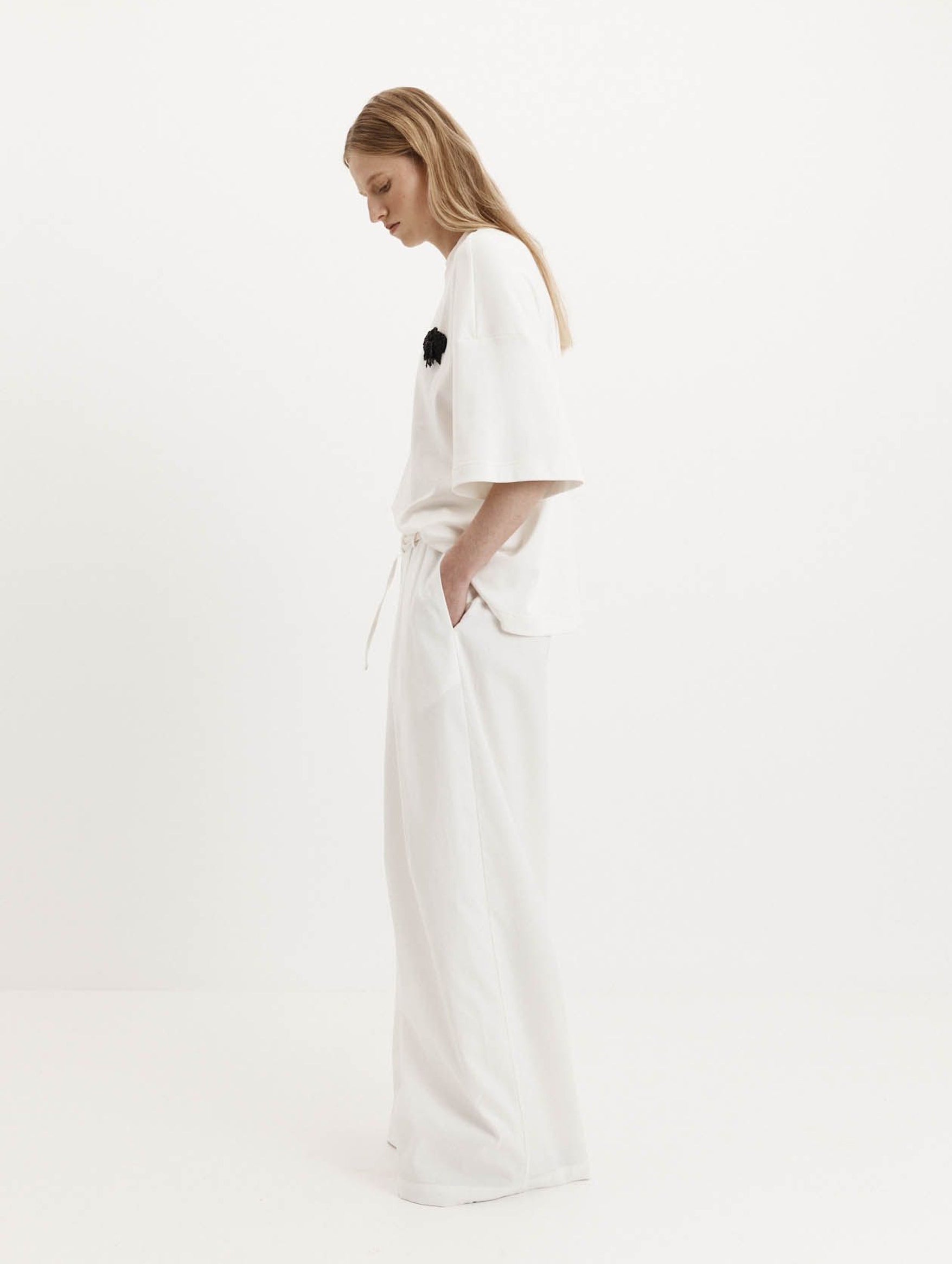 Gio Trouser in White