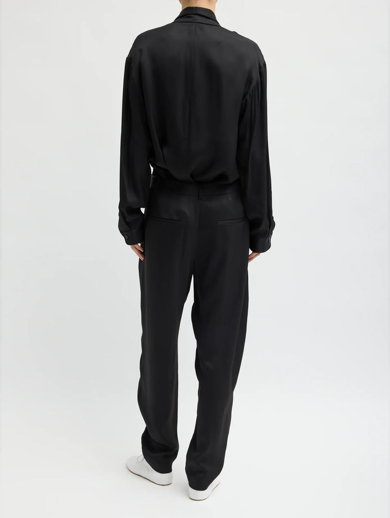 Eco Acetate Viscose Grace Trouser in Black