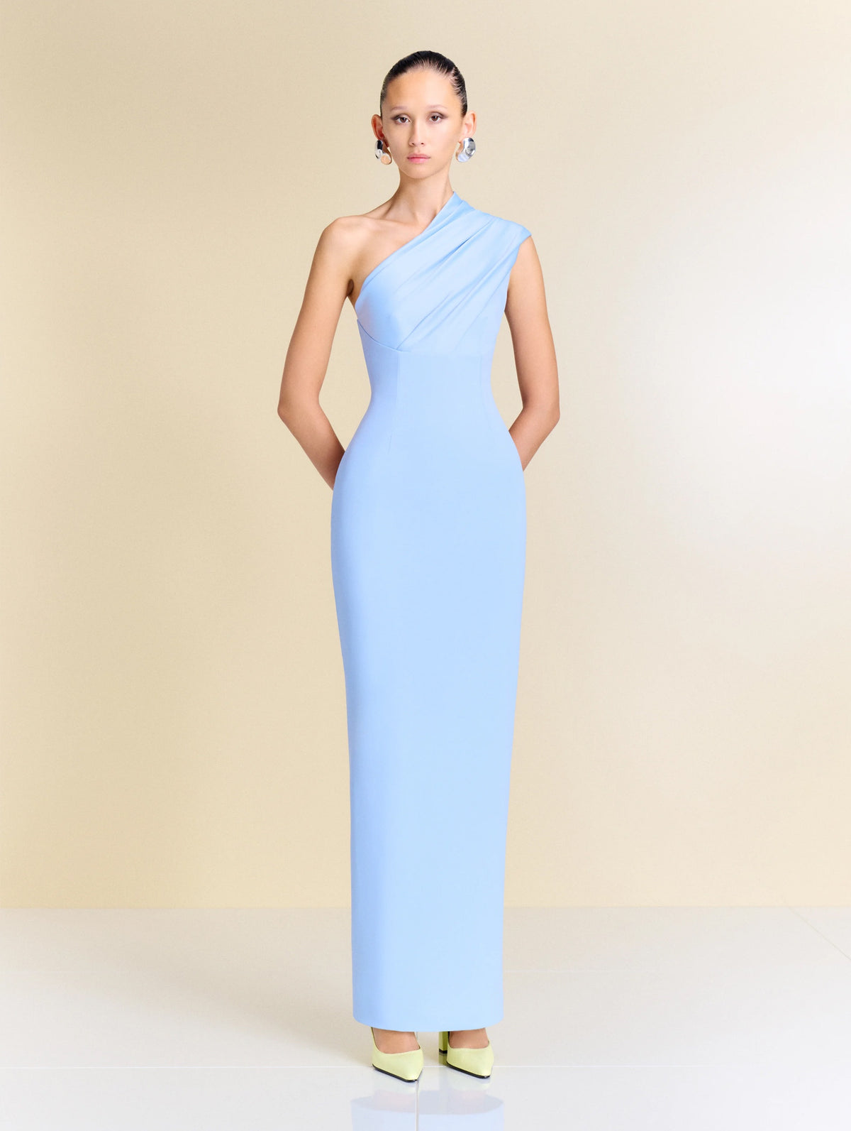 Gracie Maxi Dress in Light Blue