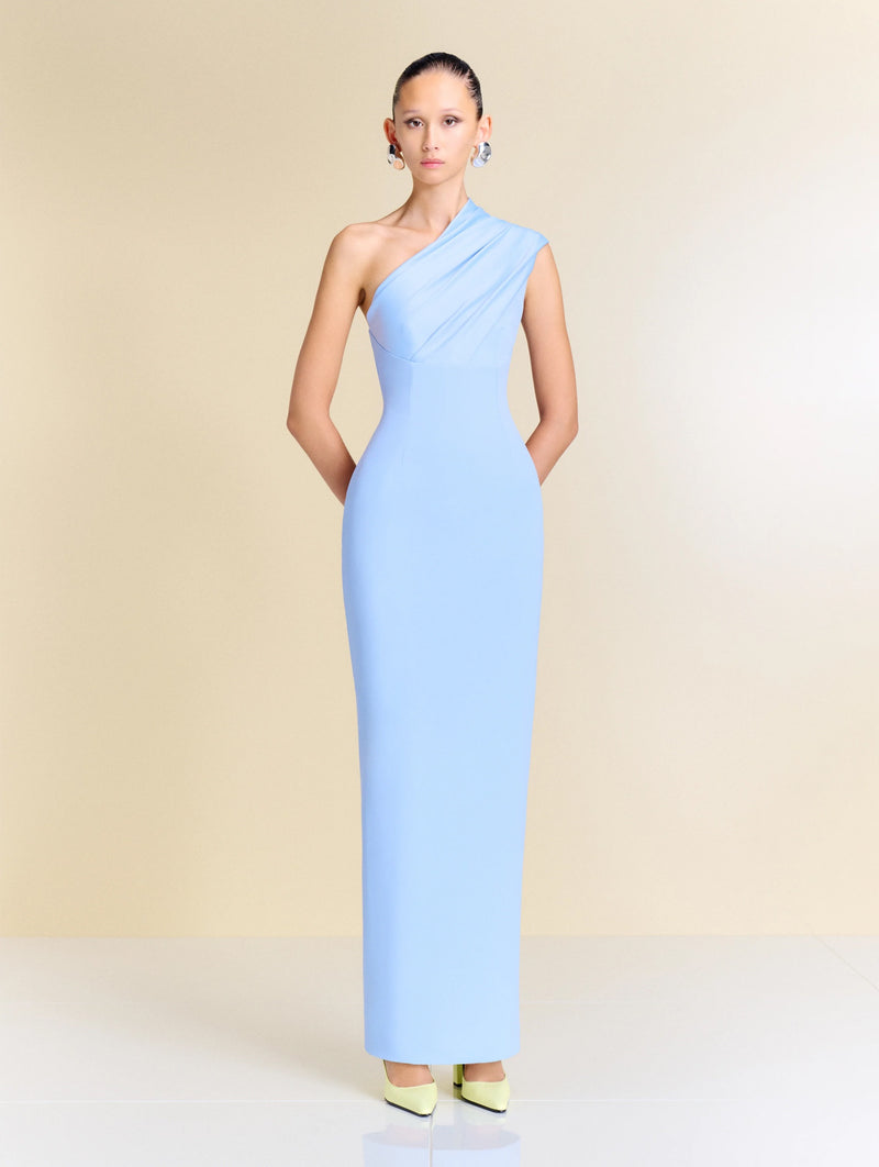 Gracie Maxi Dress in Light Blue