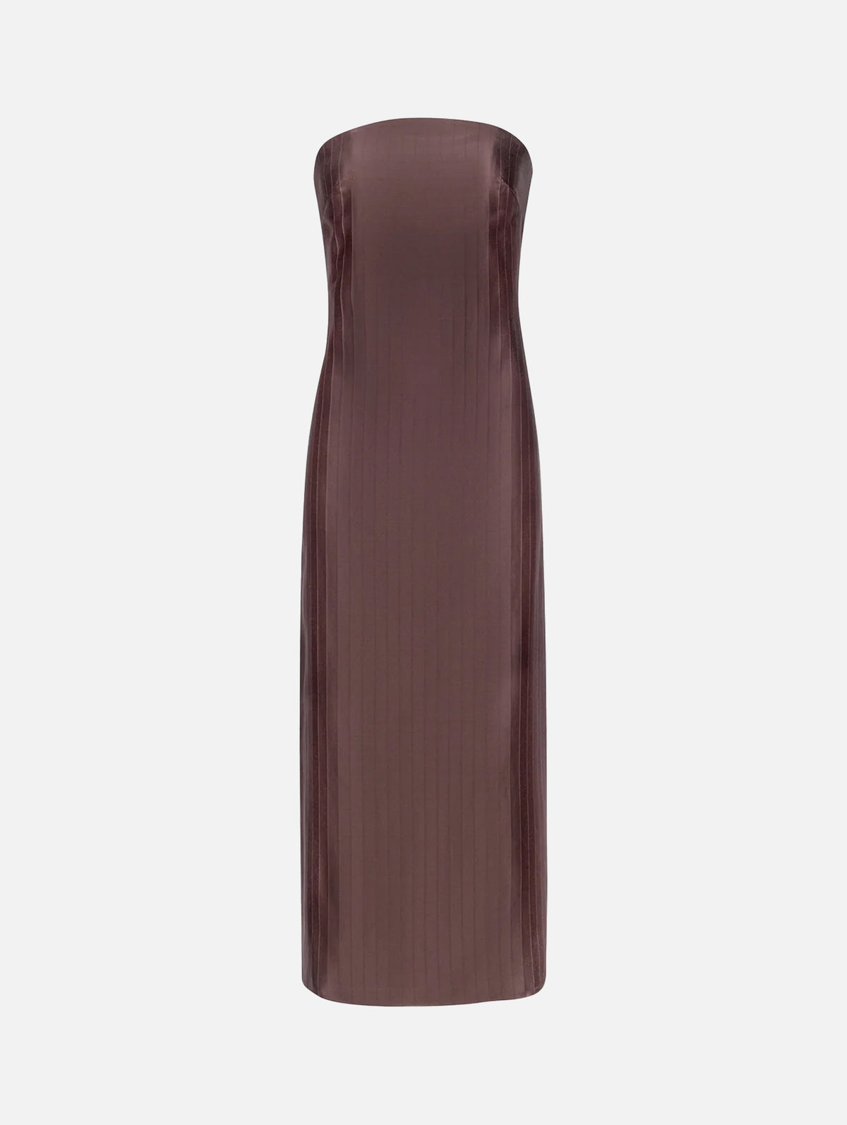 Giulia Bustier Dress in Dark Brown