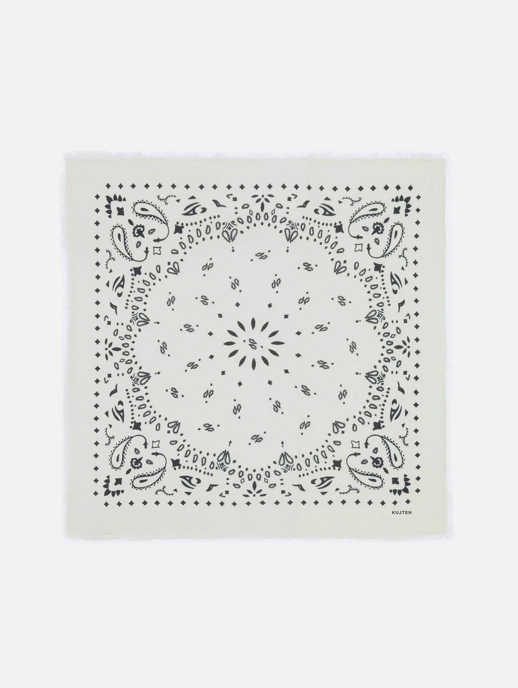 Hachiko Large Bandana in Blanc