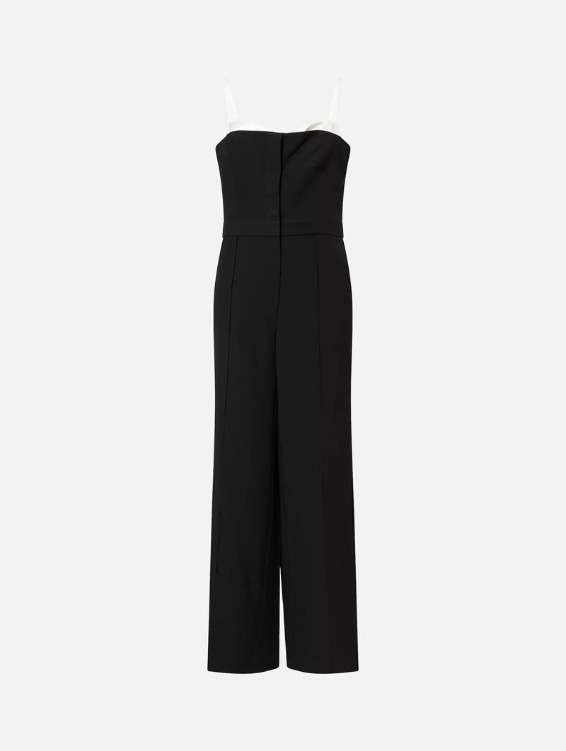 Hazel Bustier Jumpsuit in Black Multi