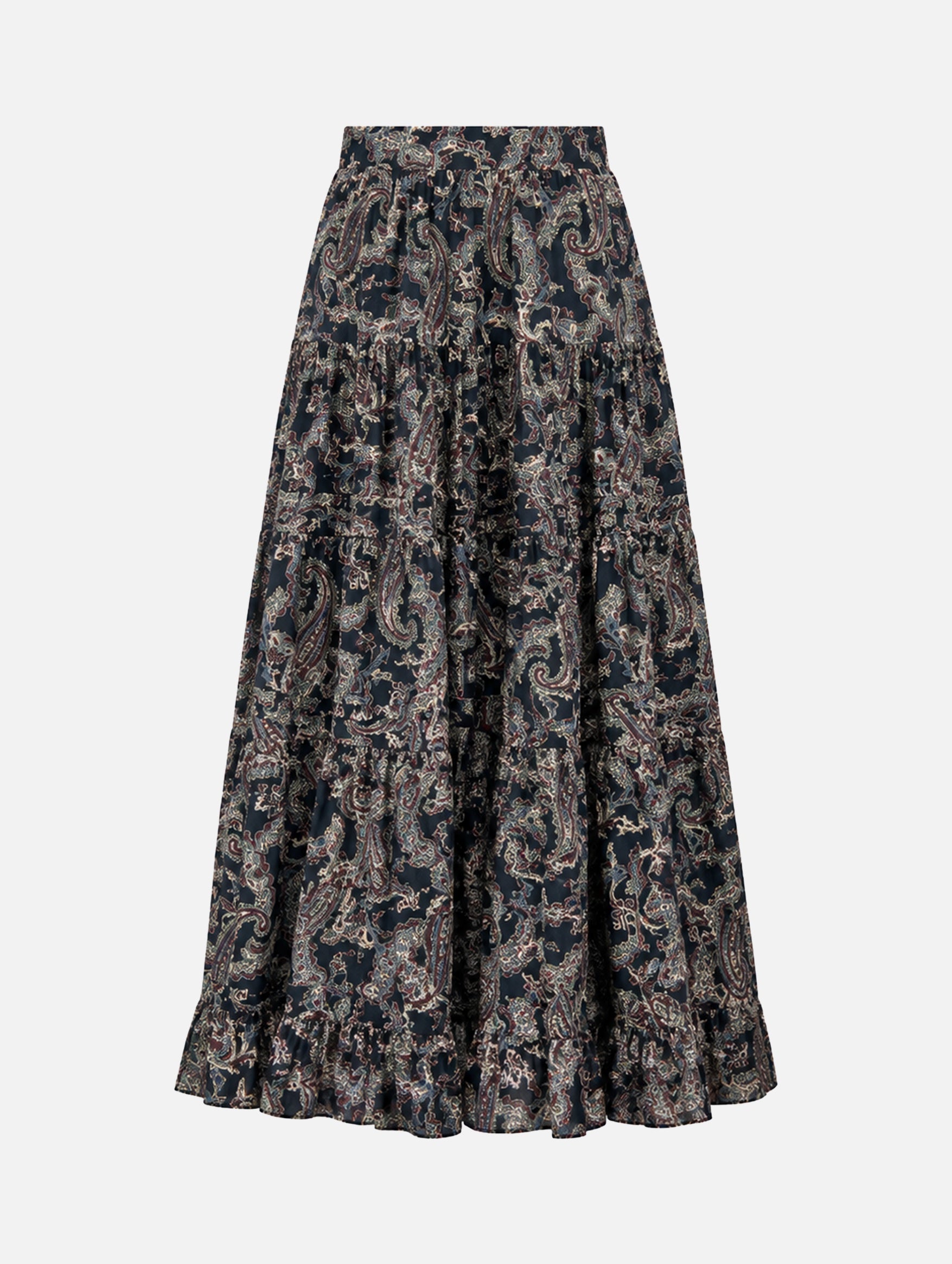 Heatheralyn Skirt in Navy Multi