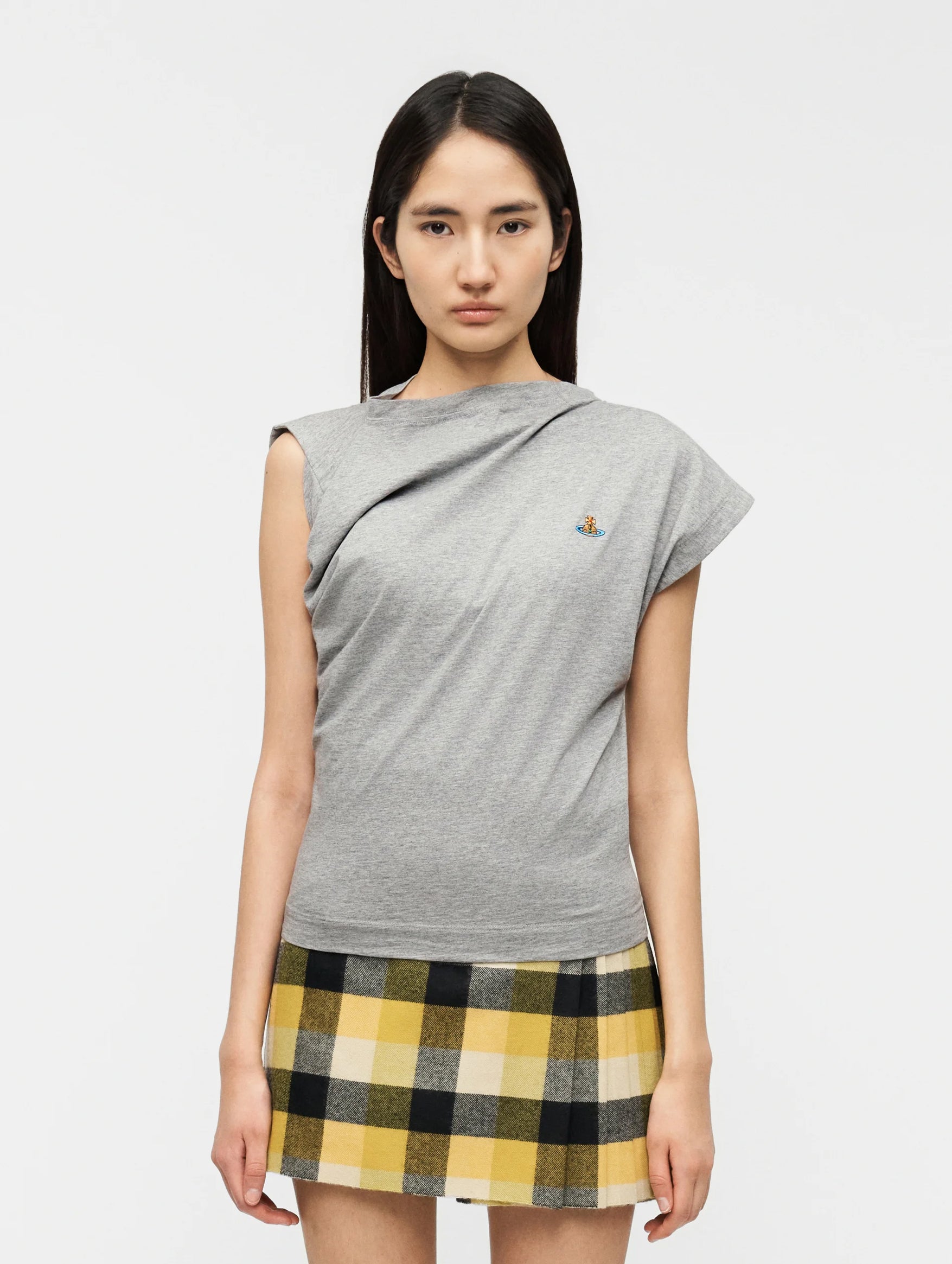 Hebo Top in Grey Melange