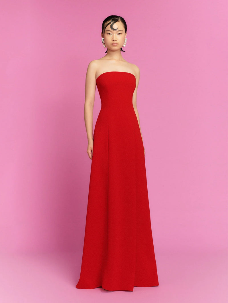 Helena Maxi Dress in Red