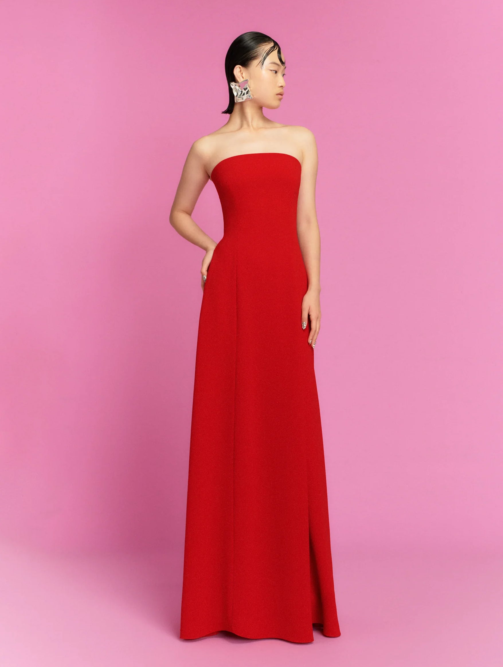 Helena Maxi Dress in Red