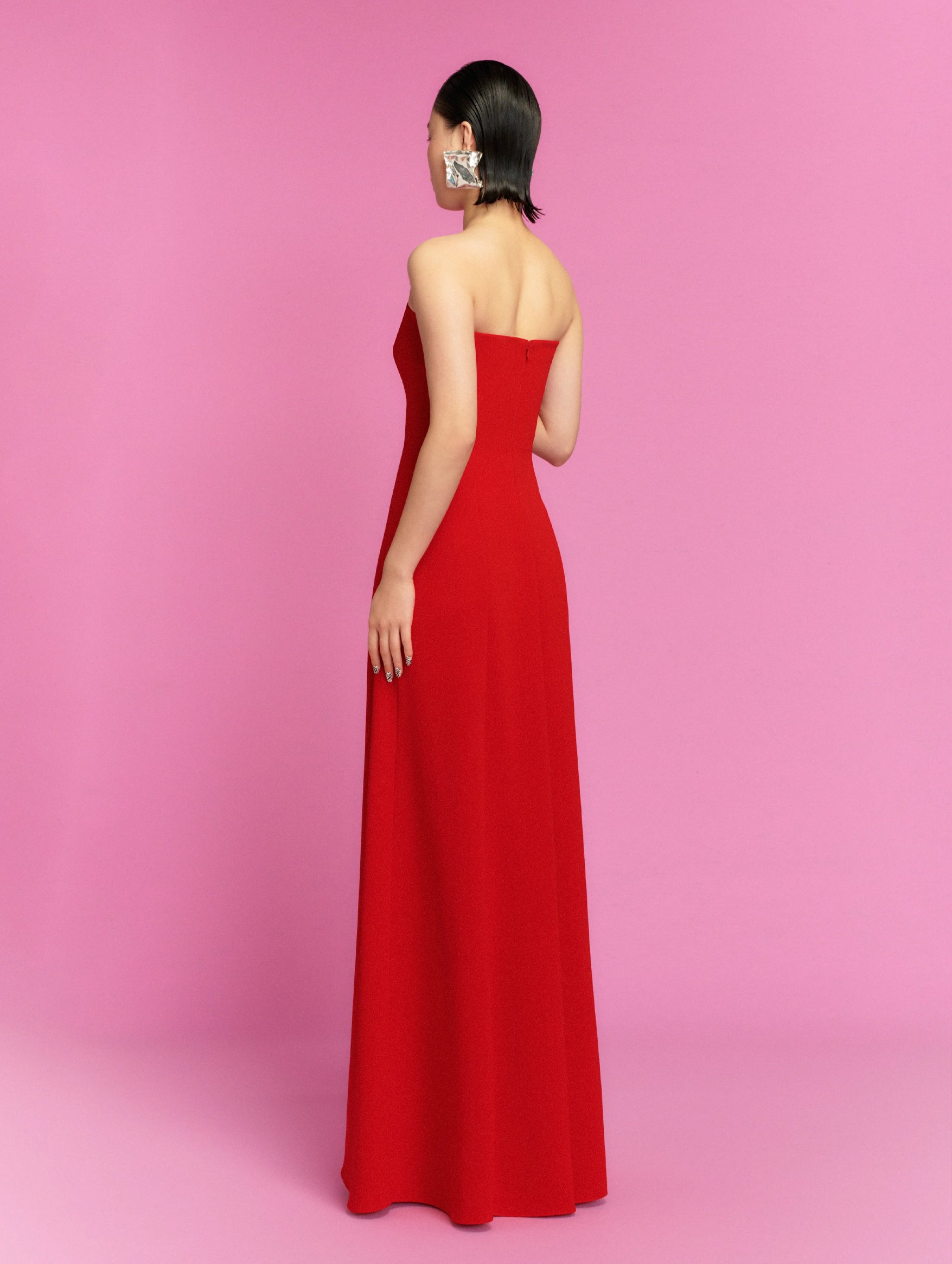 Helena Maxi Dress in Red