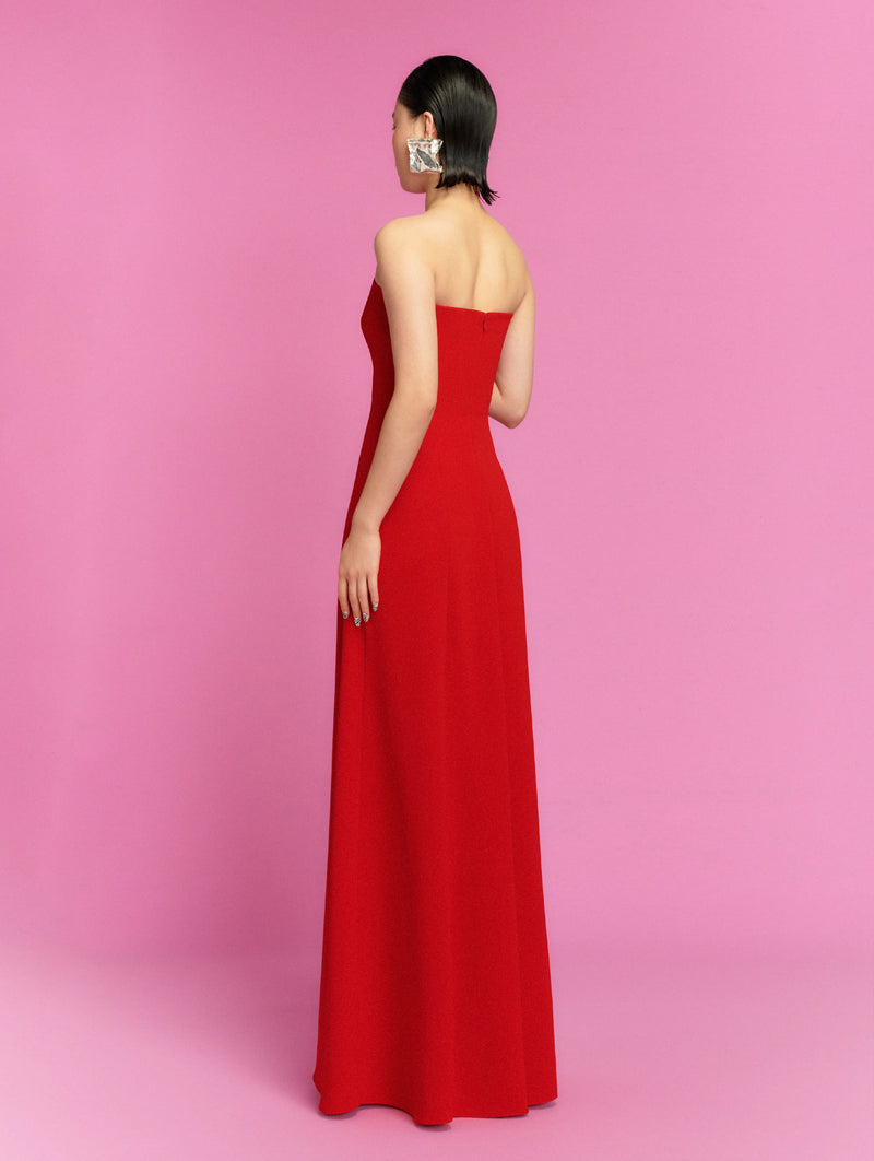 Helena Maxi Dress in Red