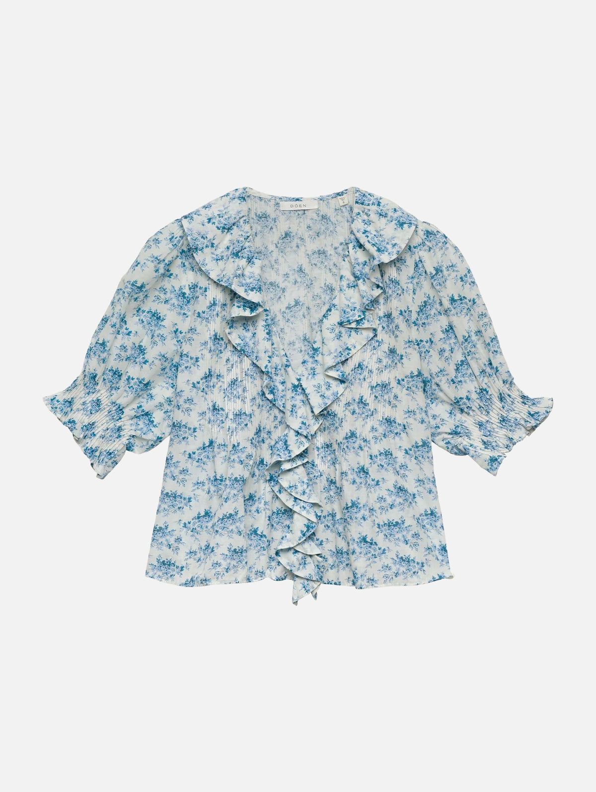 Henri Top in Bleu Rosier Floral