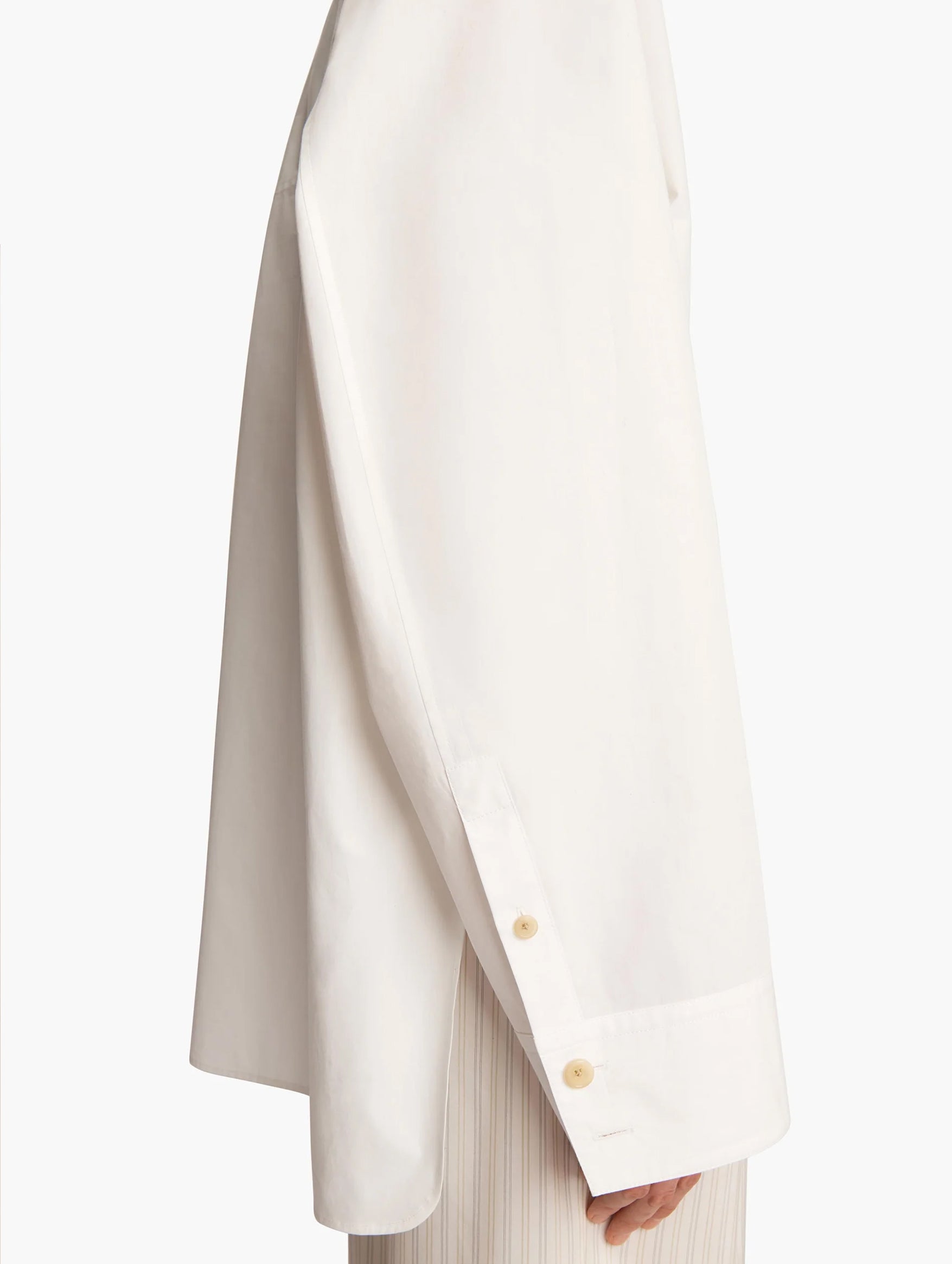 Herschel Cotton Shirt in Chalk