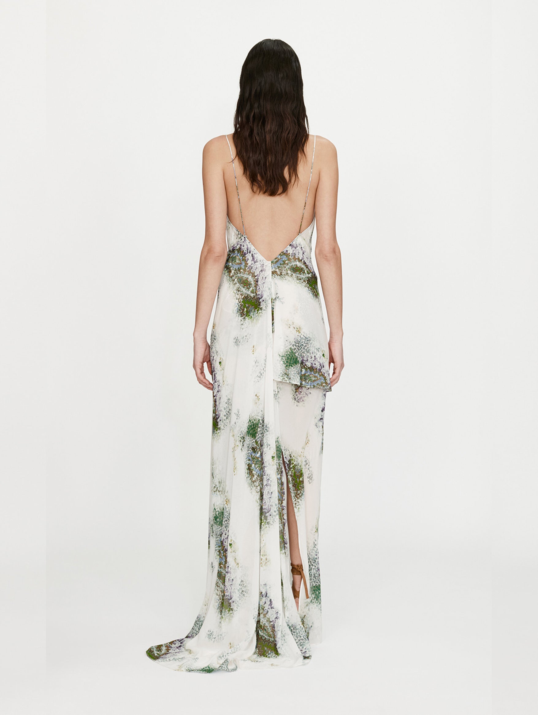 Hip Slip Dress in Absence Print