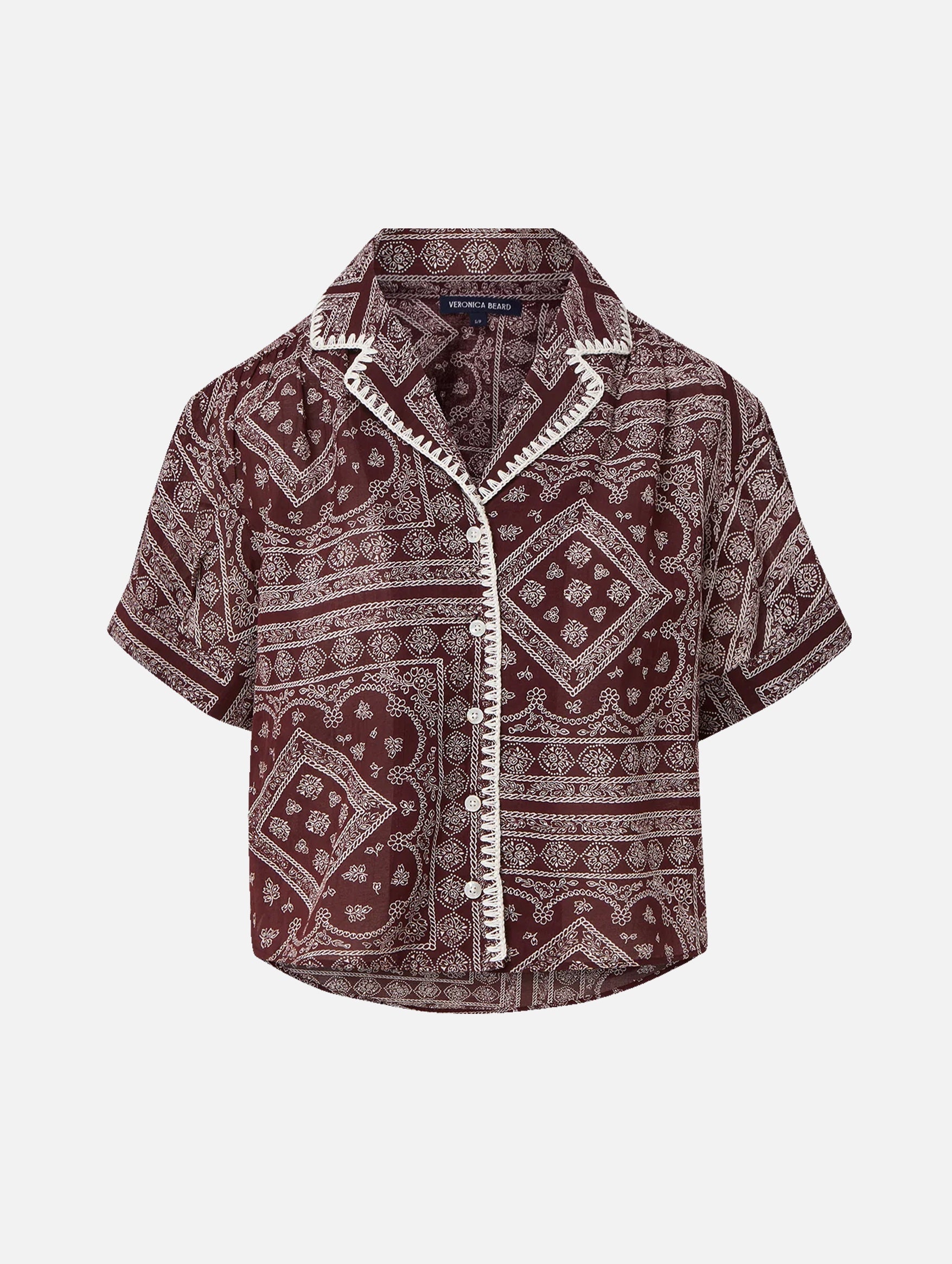 Ilene Top in Raisin Dove