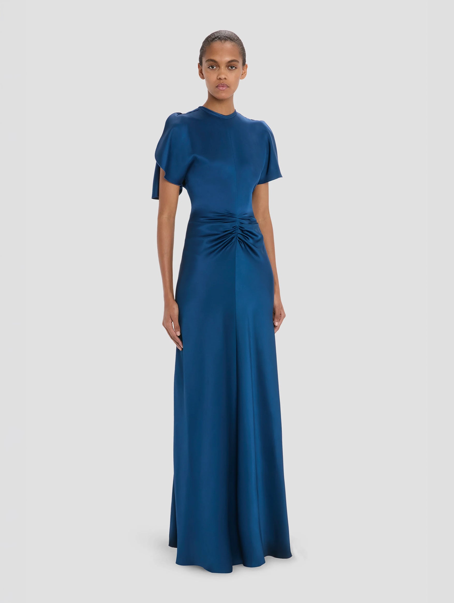 Isabella Gown in Dark Ocean