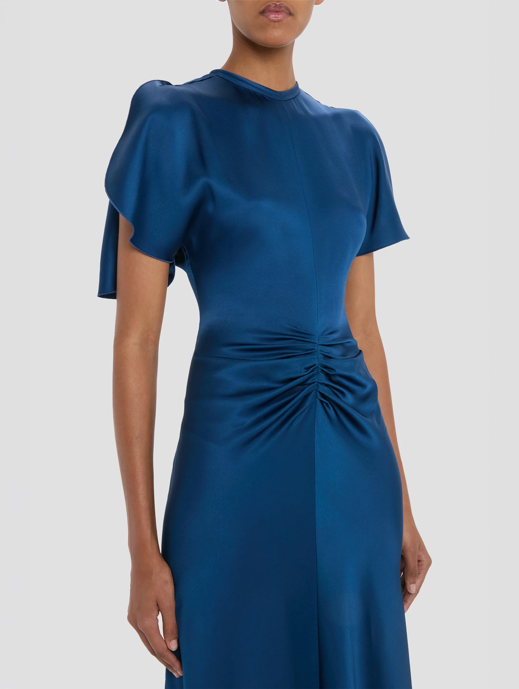 Isabella Gown in Dark Ocean