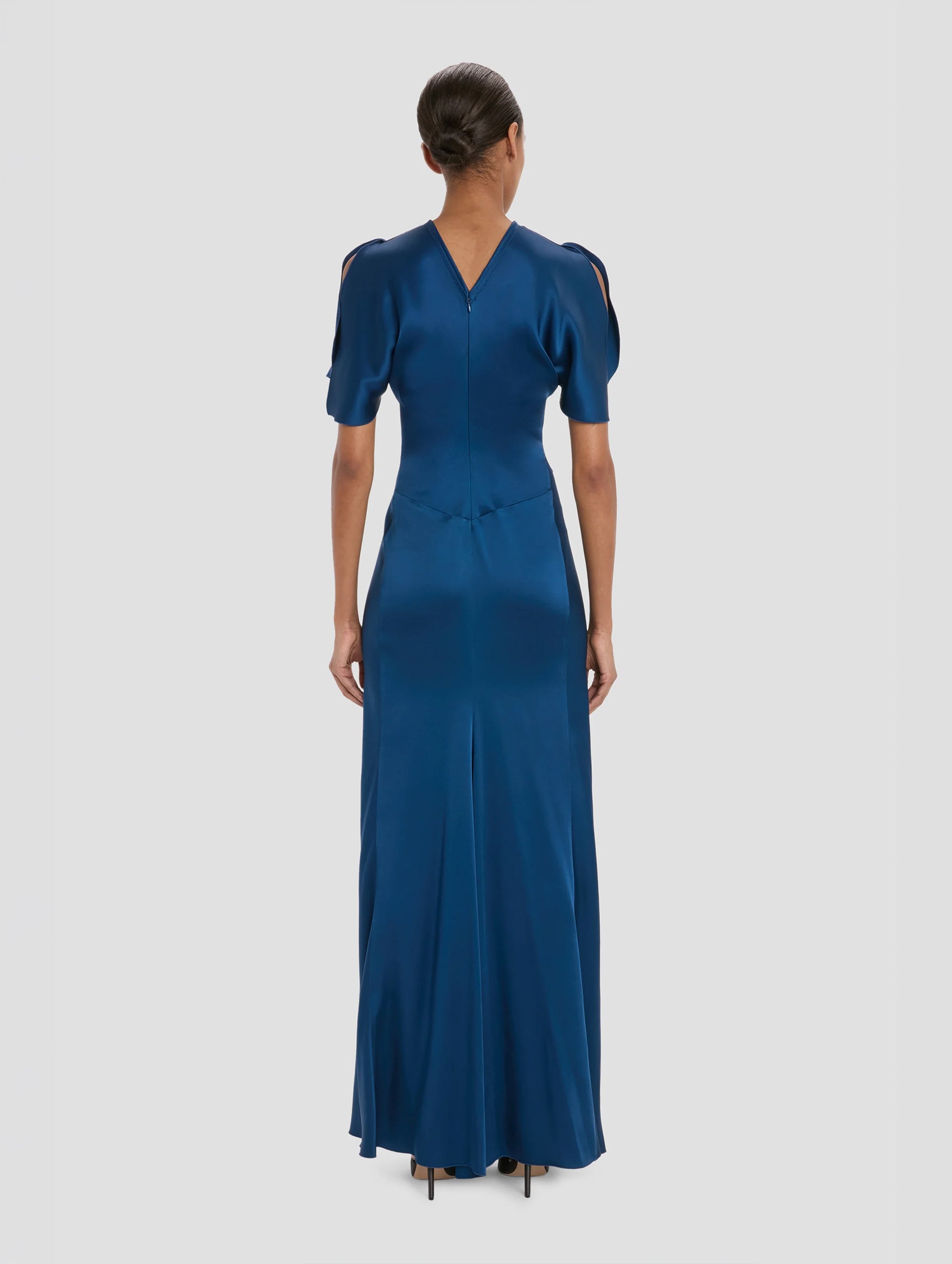 Isabella Gown in Dark Ocean