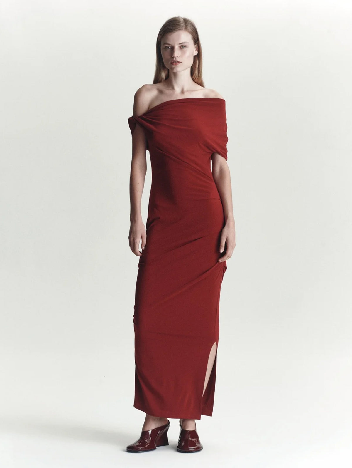 Ida Dress in Rhubarb