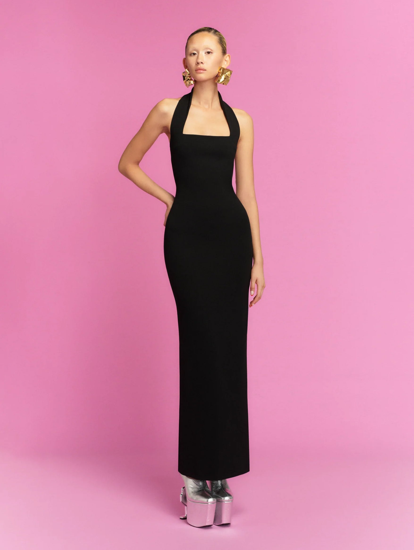 Ilona Maxi Dress in Black