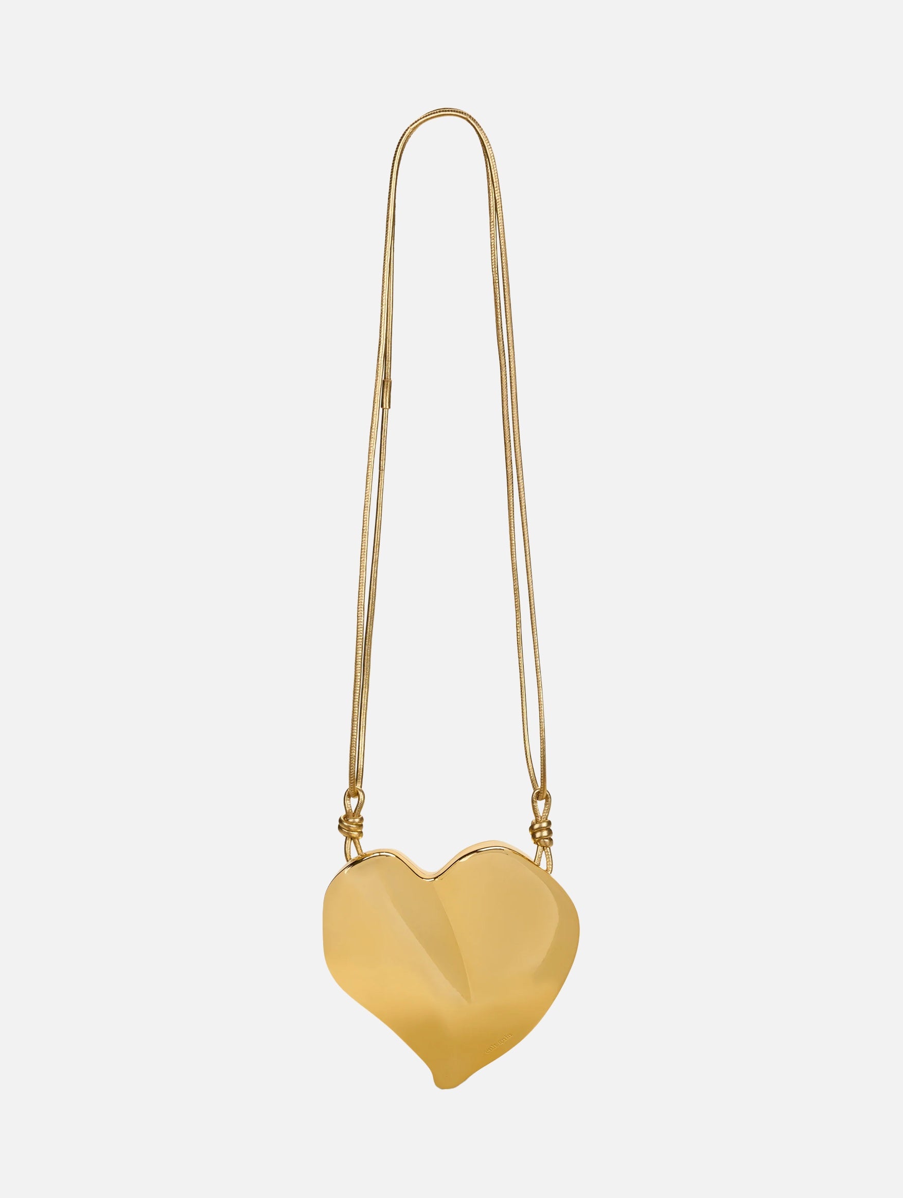 Imogen Heart Bag in Shiny Gold