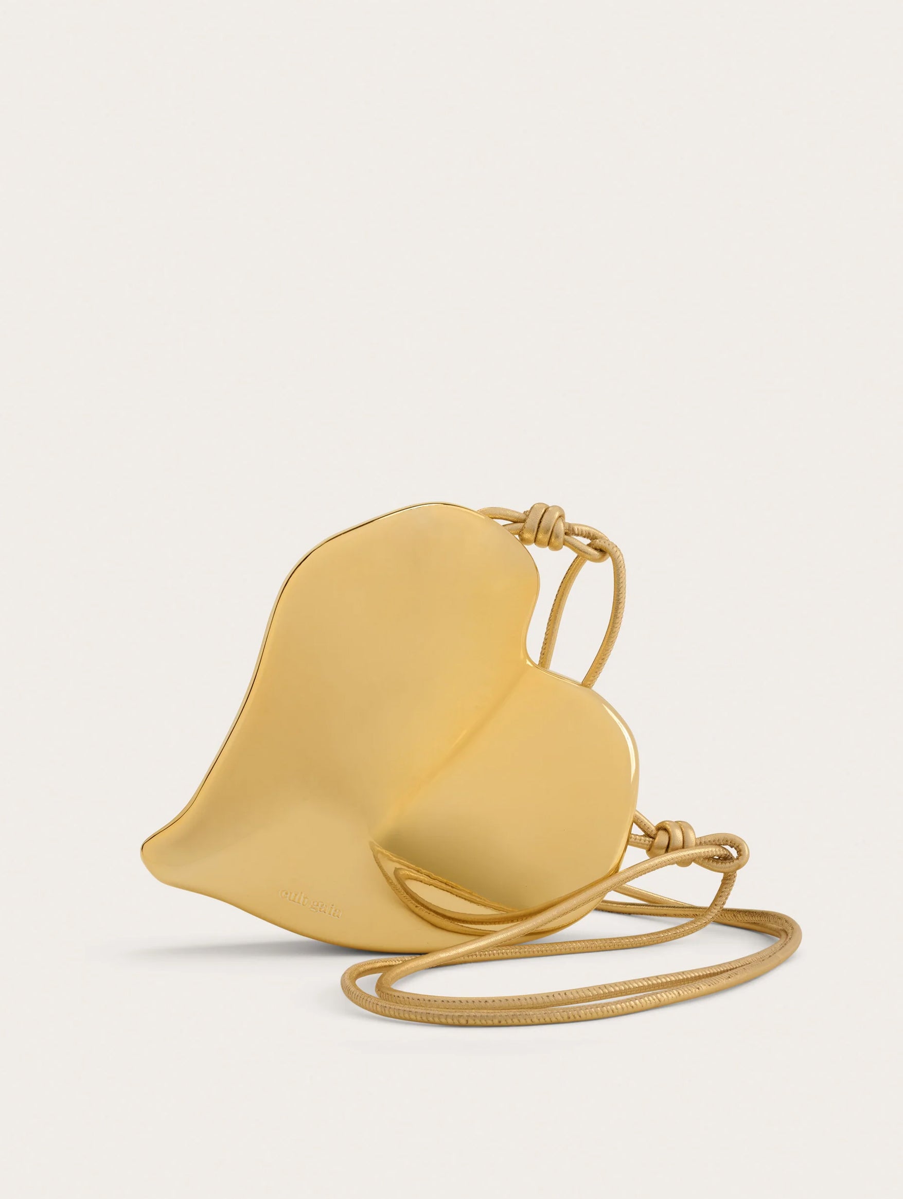 Imogen Heart Bag in Shiny Gold