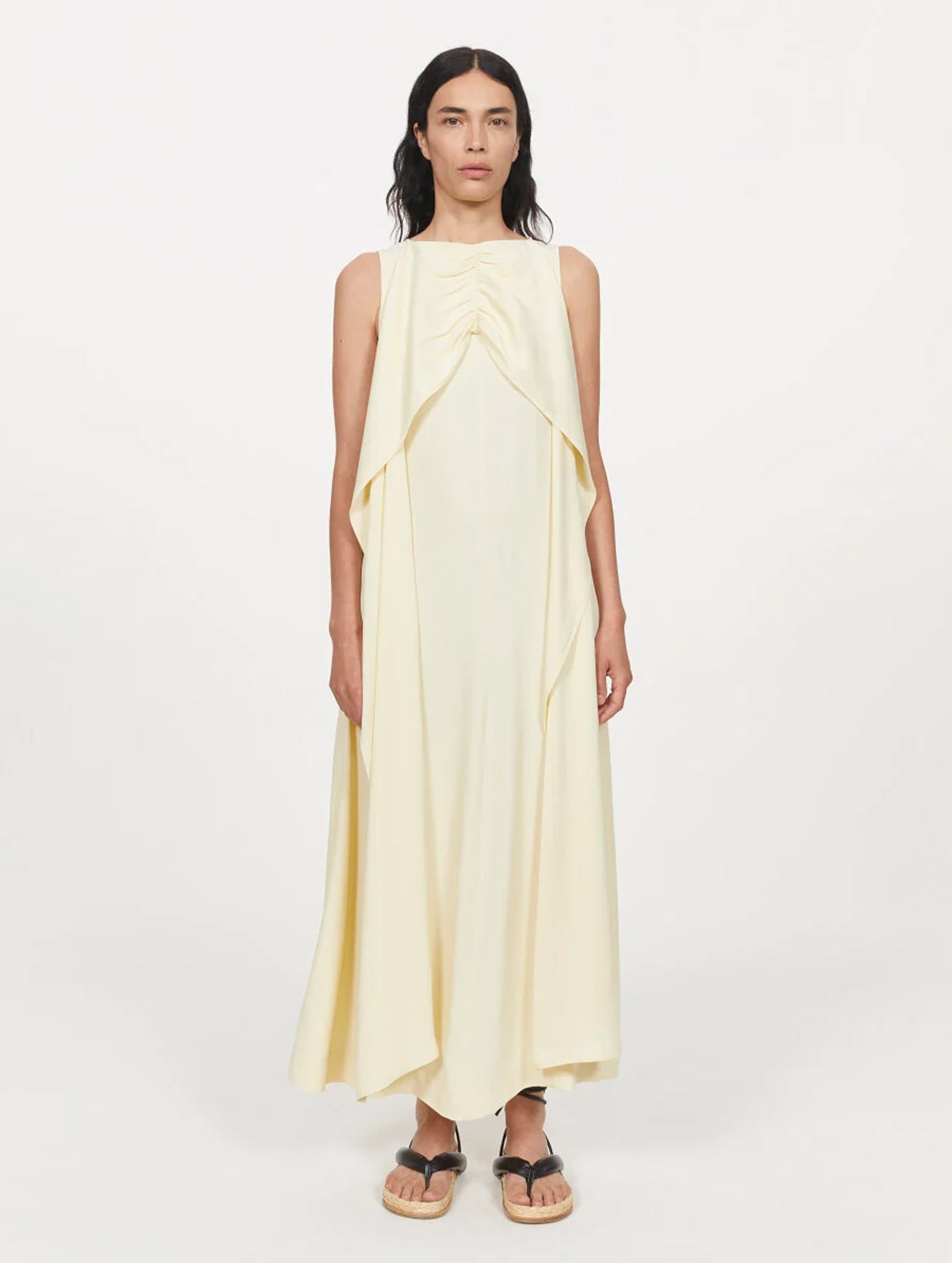 Iridea Dress in Buttermilk