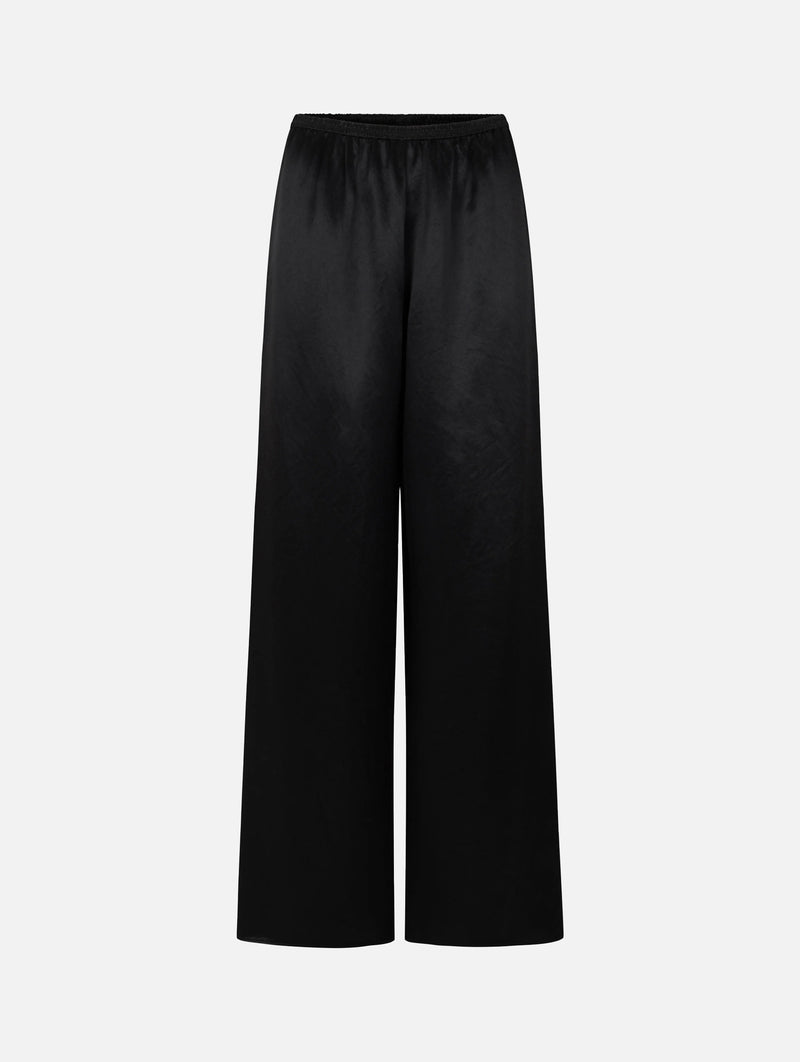Irving Trouser in Black Satin