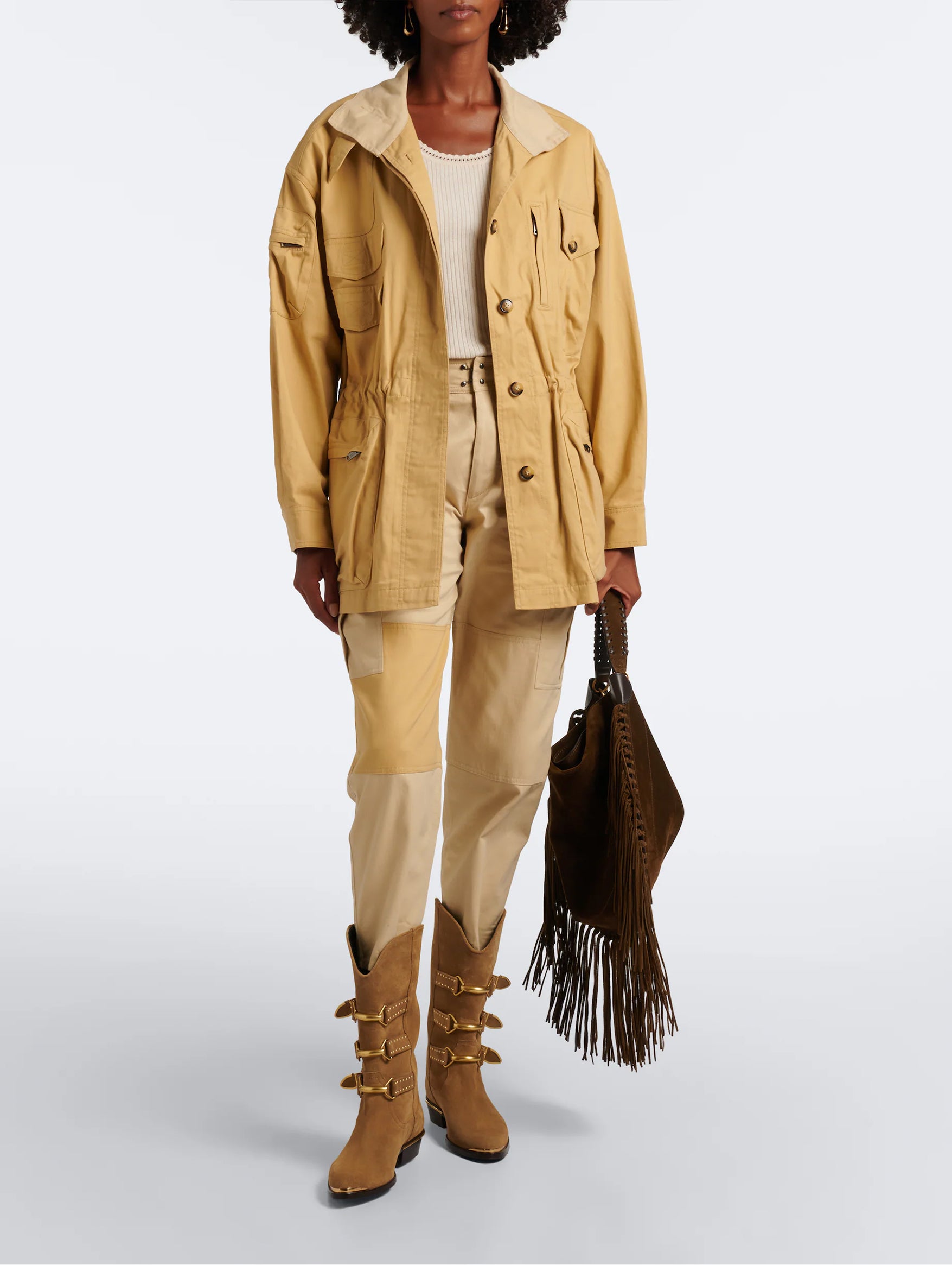 Isane Jacket in Beige