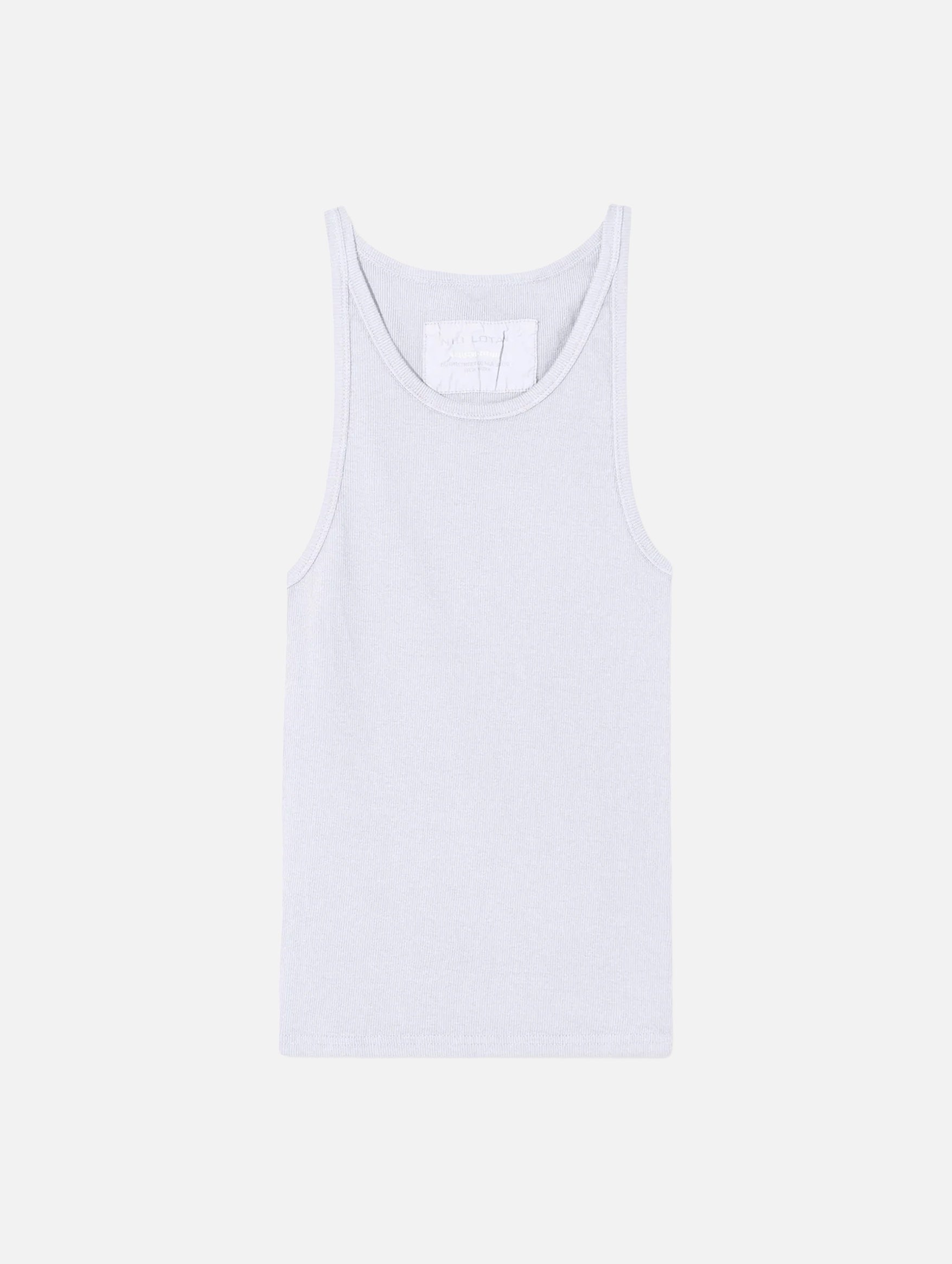 Jennifer Rib Tank in White
